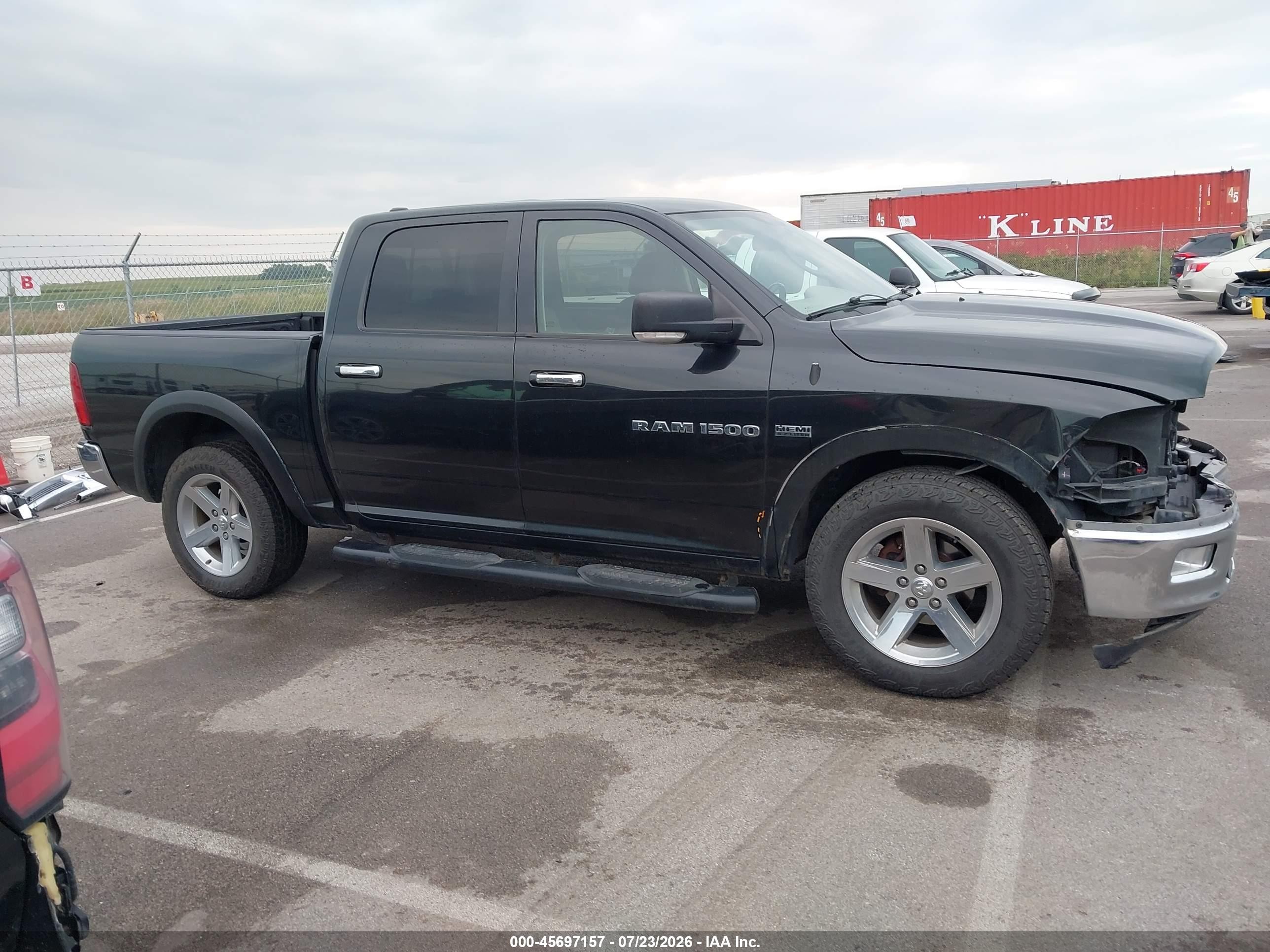 2011 Ram Ram 1500 Slt Black vin: 1D7RV1CT7BS645049