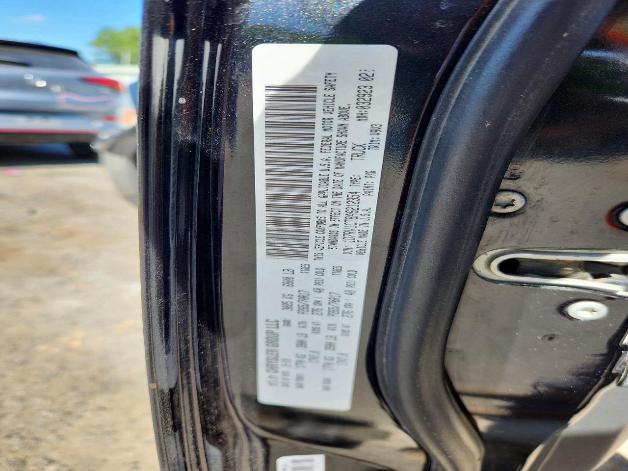 2010 Dodge Ram 1500 Black vin: 1D7RV1CT8AS212354
