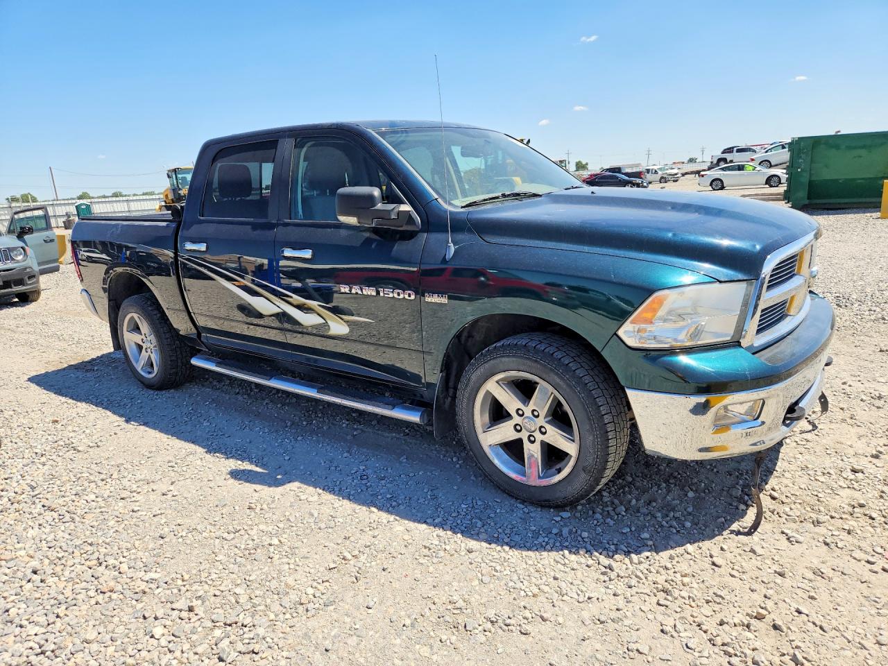 2011 Dodge Ram 1500 Зеленый vin: 1D7RV1CT8BS598033