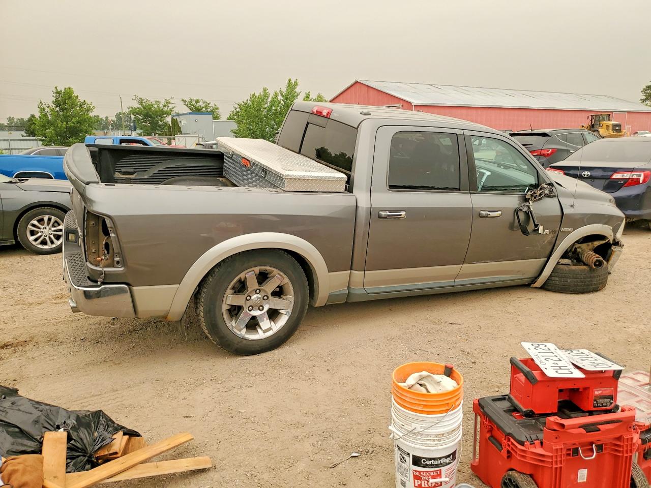 2010 Dodge Ram 1500 Gray vin: 1D7RV1CT9AS140242