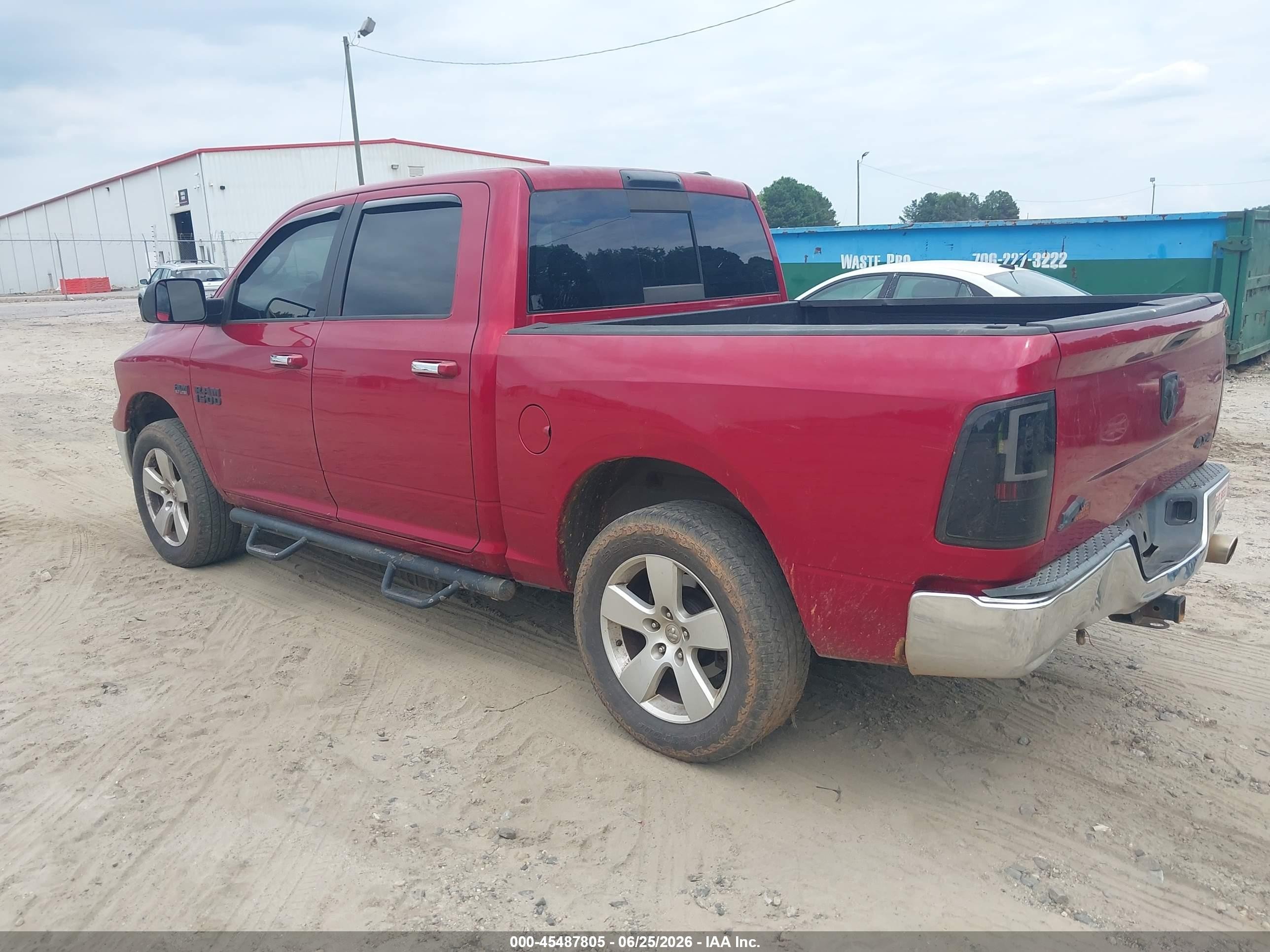 2010 Dodge Ram 1500 Slt/sport/trx Burgundy vin: 1D7RV1CT9AS146803