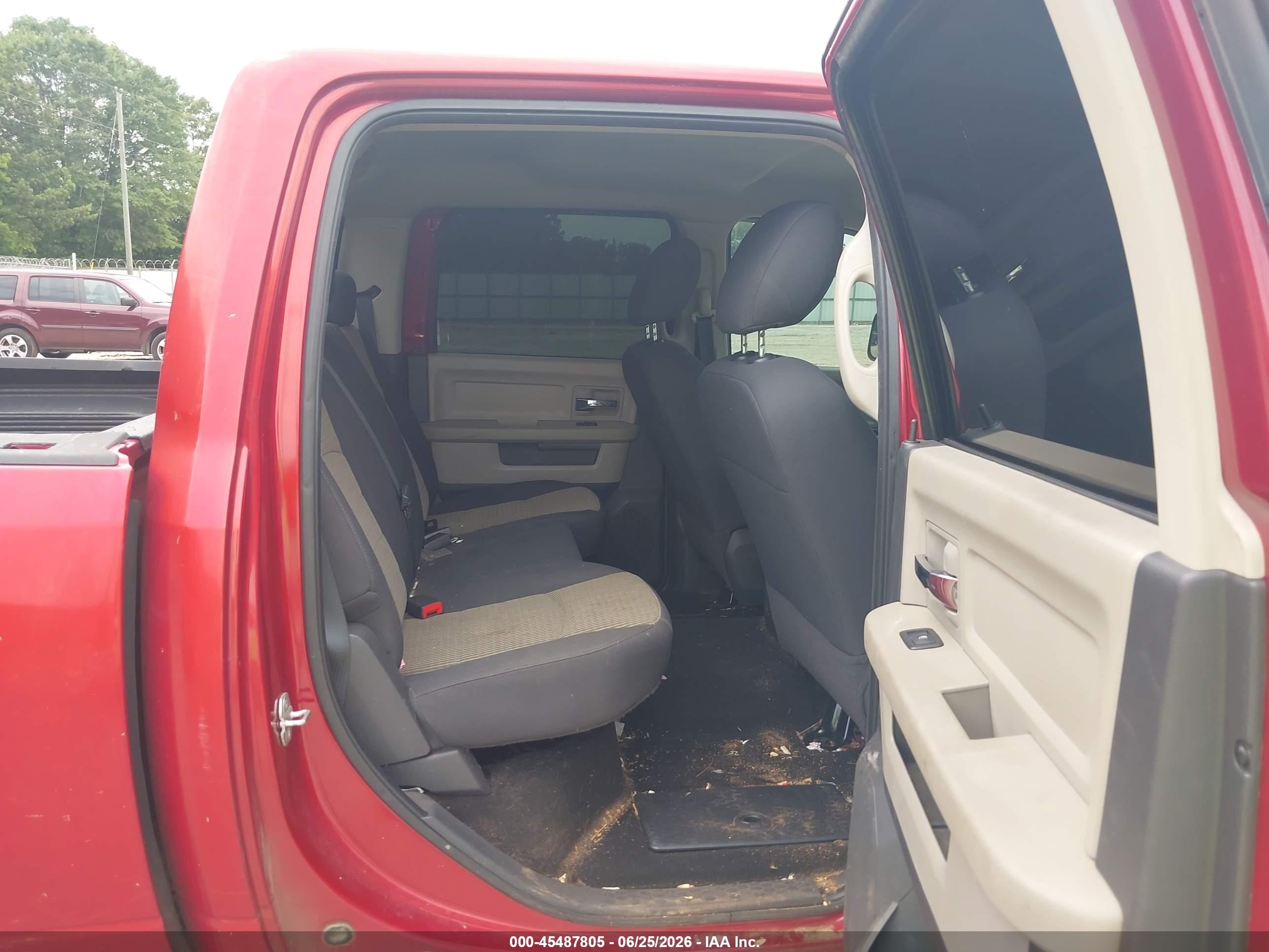2010 Dodge Ram 1500 Slt/sport/trx Burgundy vin: 1D7RV1CT9AS146803