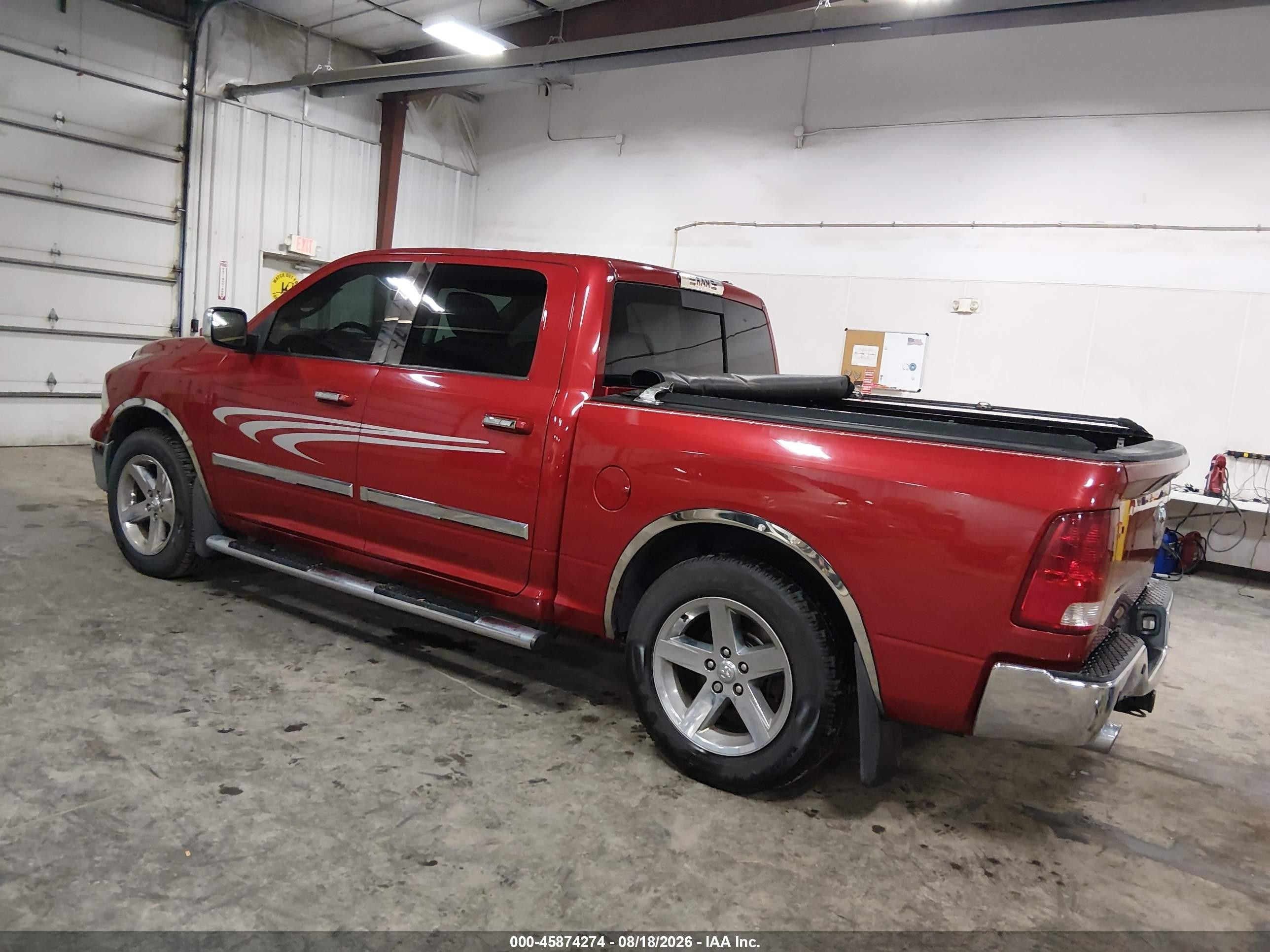 2010 Dodge Ram 1500 Slt/sport/trx Red vin: 1D7RV1CT9AS179073