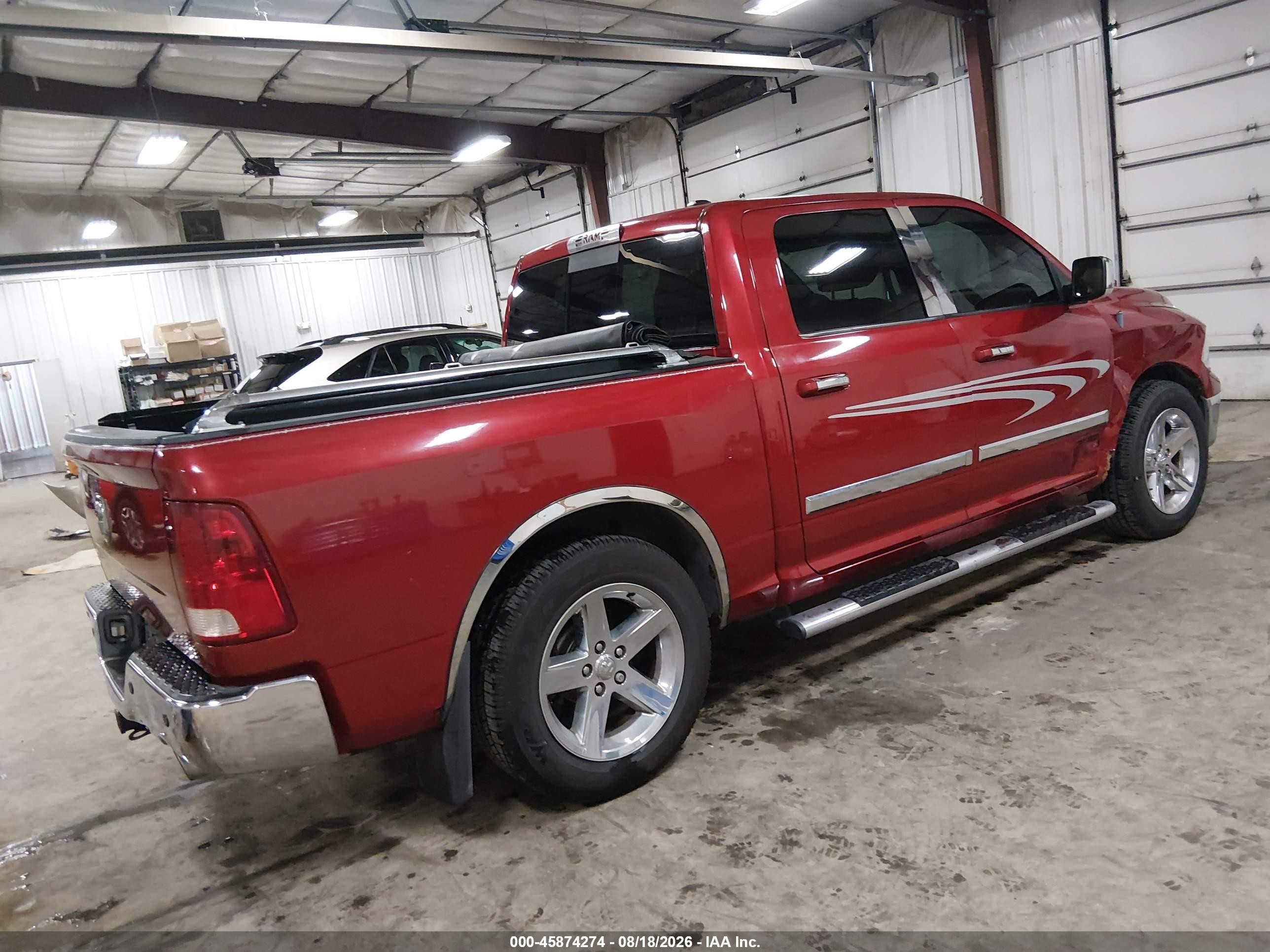 2010 Dodge Ram 1500 Slt/sport/trx Red vin: 1D7RV1CT9AS179073