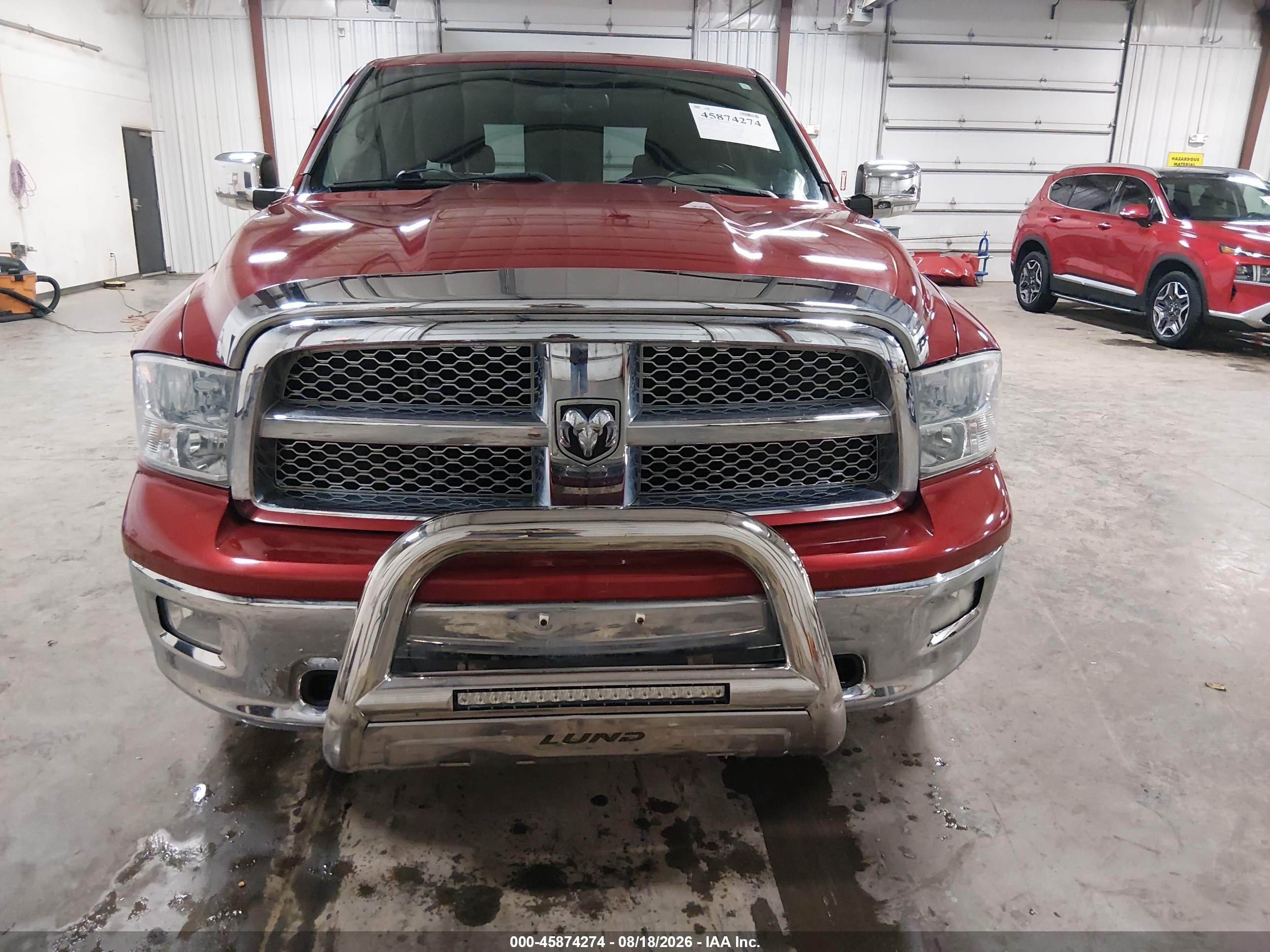 2010 Dodge Ram 1500 Slt/sport/trx Red vin: 1D7RV1CT9AS179073
