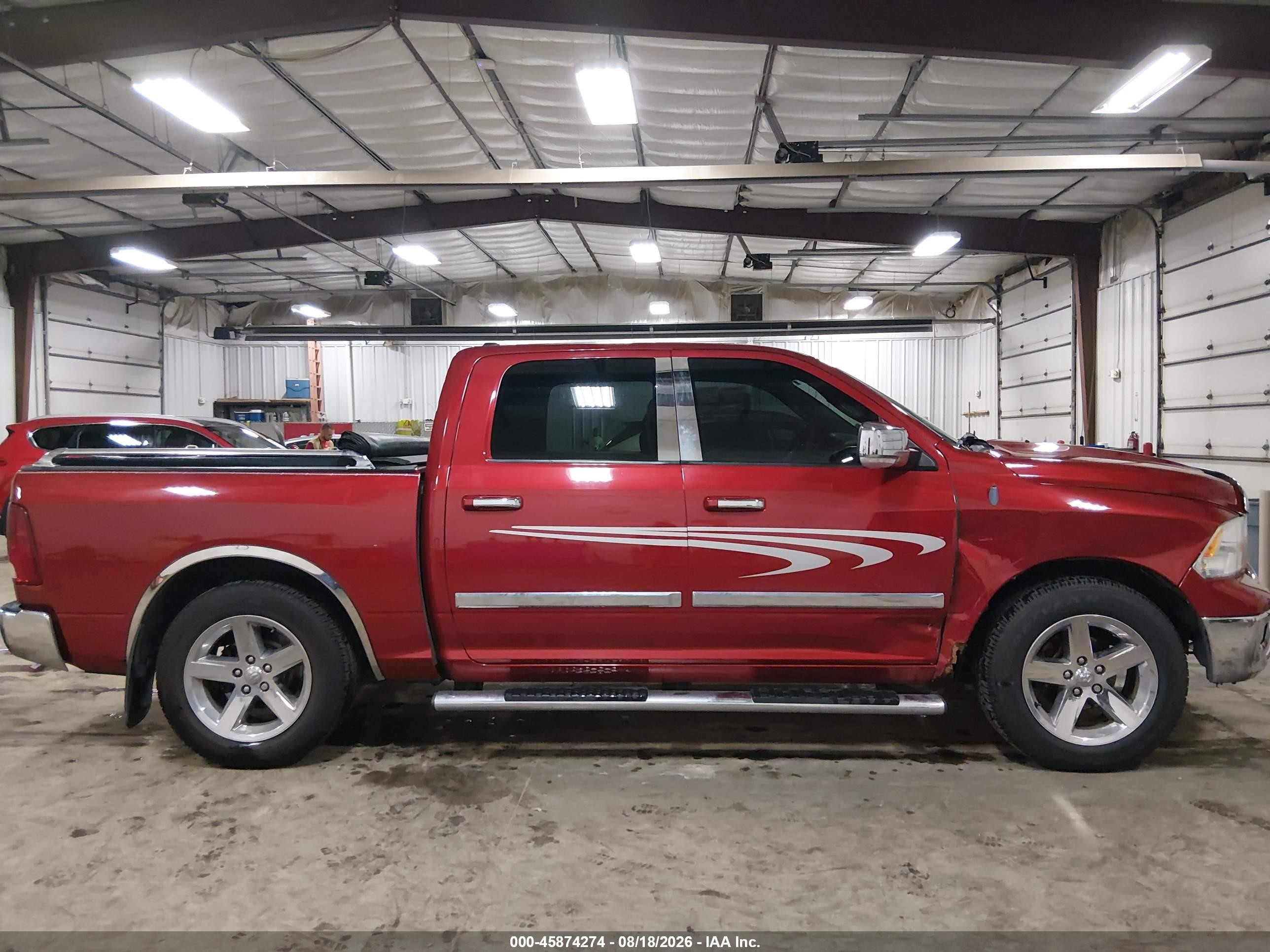 2010 Dodge Ram 1500 Slt/sport/trx Red vin: 1D7RV1CT9AS179073