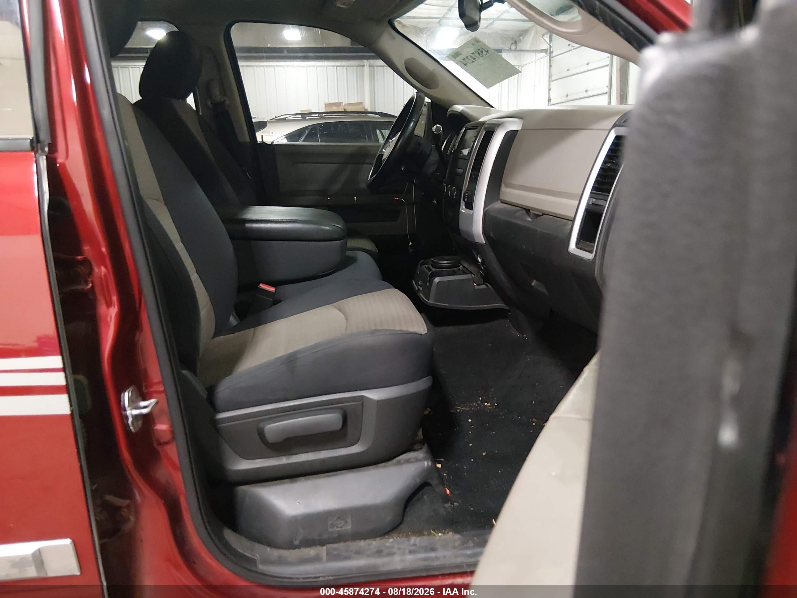2010 Dodge Ram 1500 Slt/sport/trx Red vin: 1D7RV1CT9AS179073
