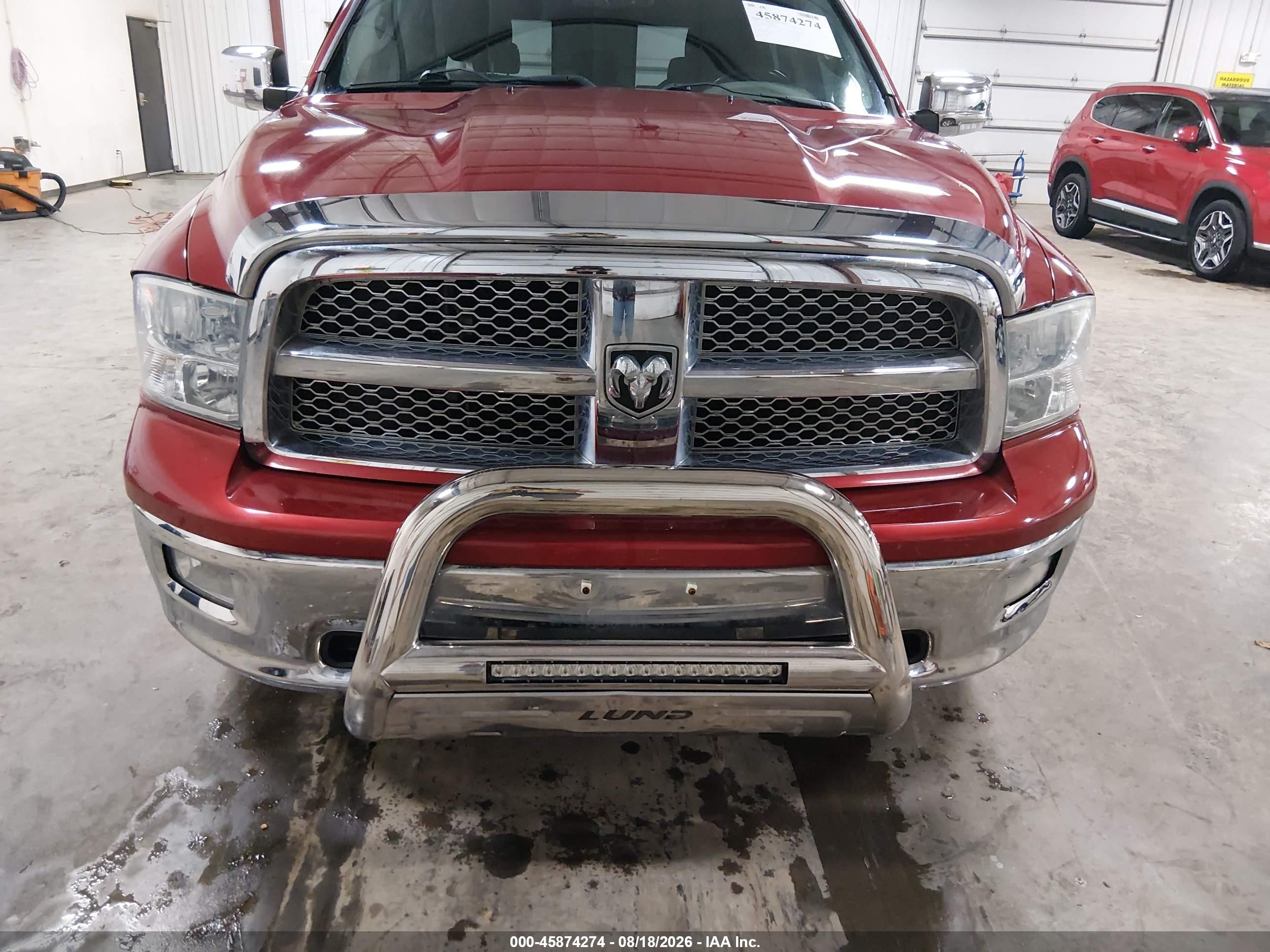 2010 Dodge Ram 1500 Slt/sport/trx Red vin: 1D7RV1CT9AS179073
