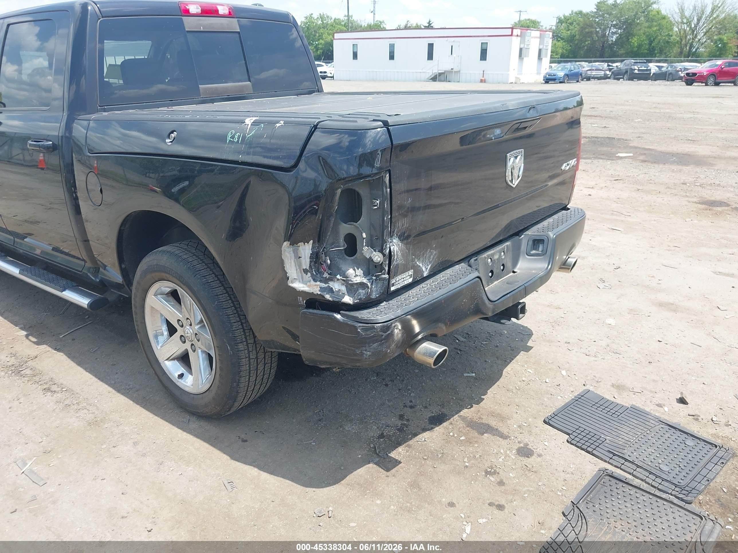 2010 Dodge Ram 1500 Slt/sport/trx Black vin: 1D7RV1CT9AS211729
