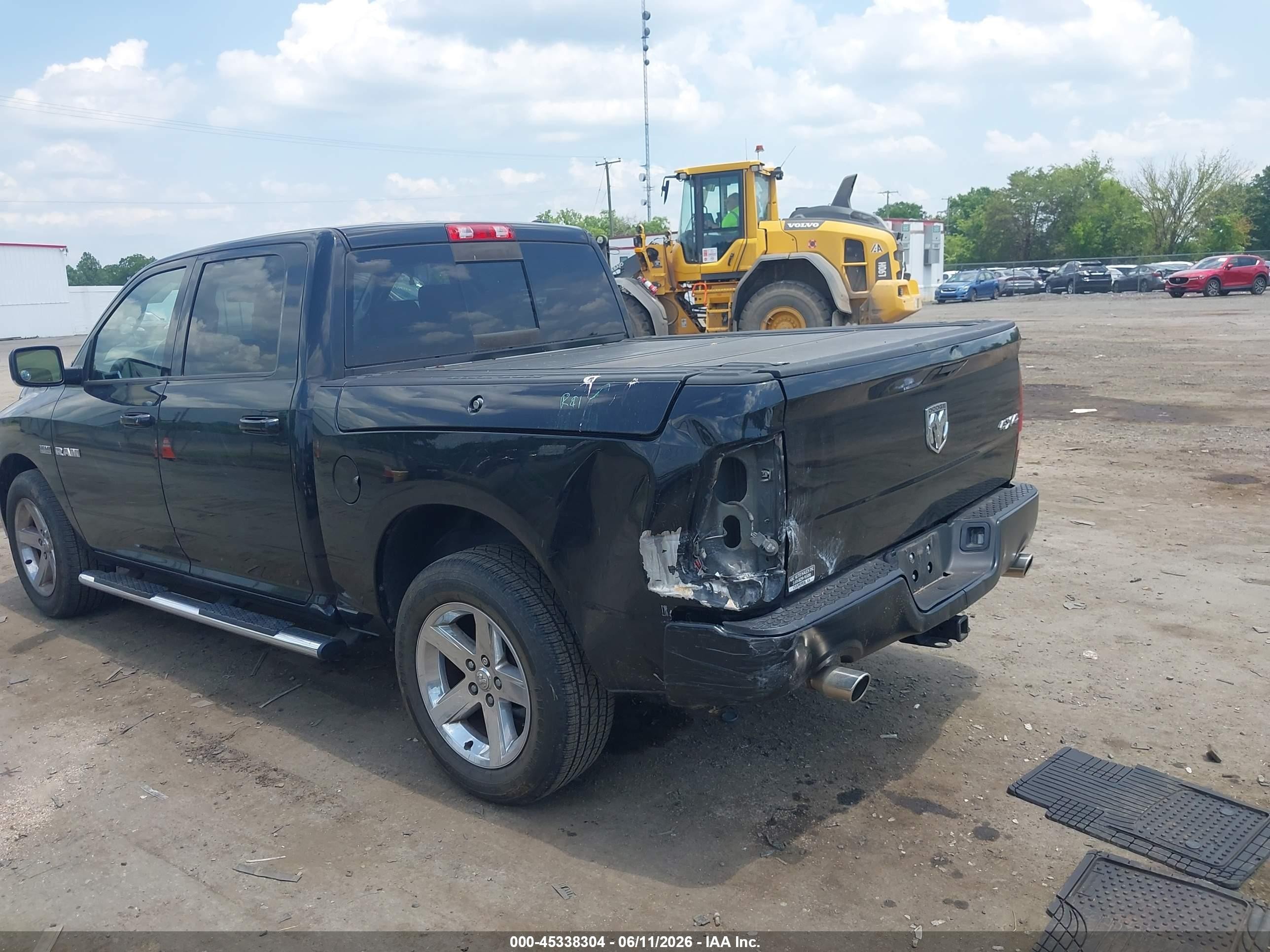 2010 Dodge Ram 1500 Slt/sport/trx Black vin: 1D7RV1CT9AS211729