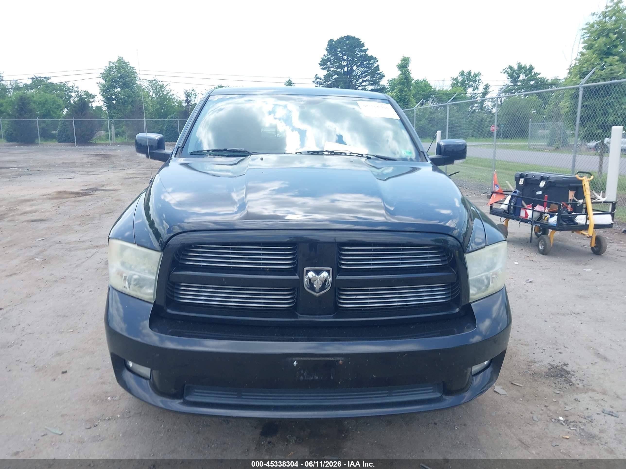 2010 Dodge Ram 1500 Slt/sport/trx Black vin: 1D7RV1CT9AS211729