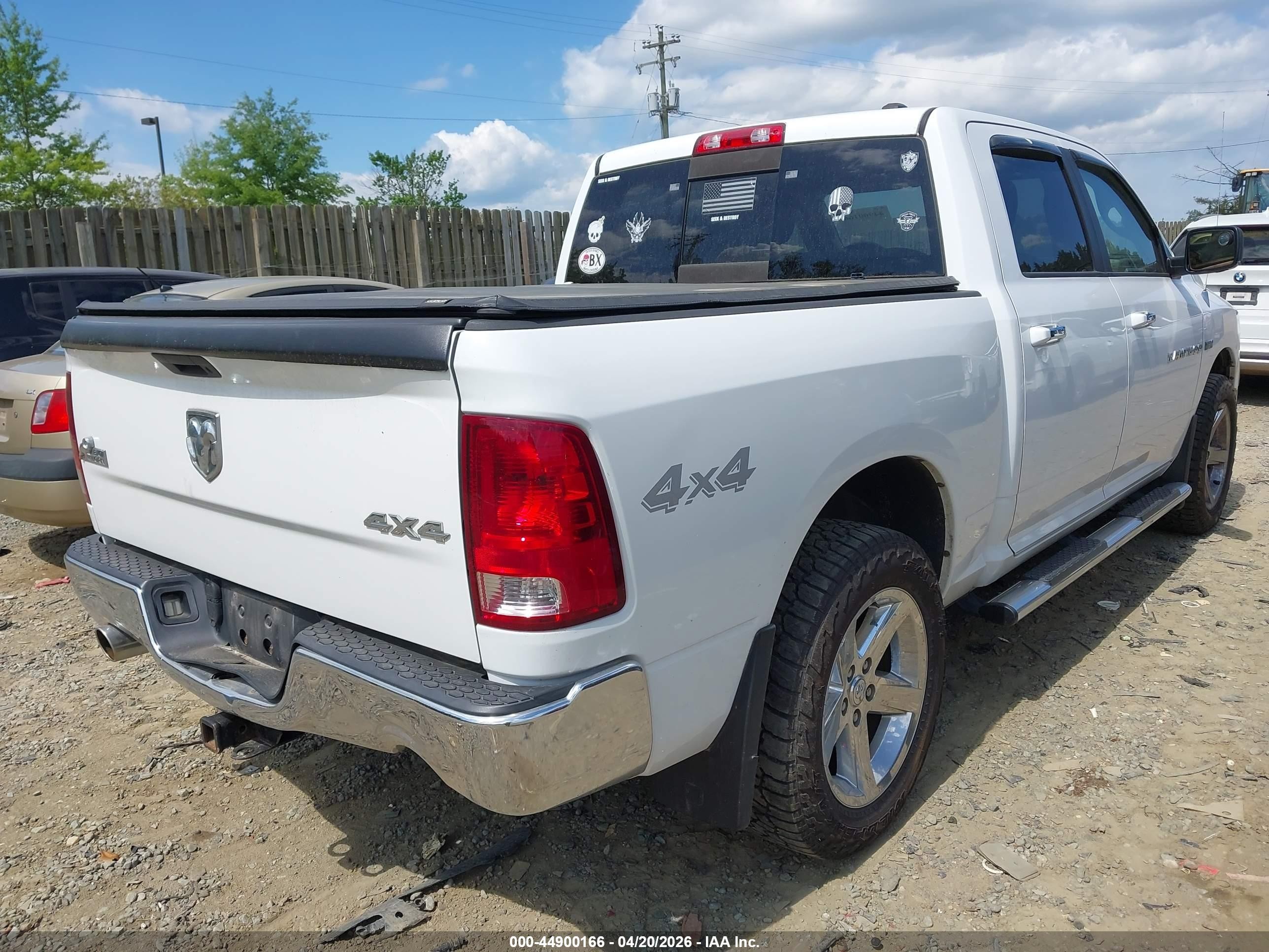 2011 Ram Ram 1500 Slt White vin: 1D7RV1CT9BS511076