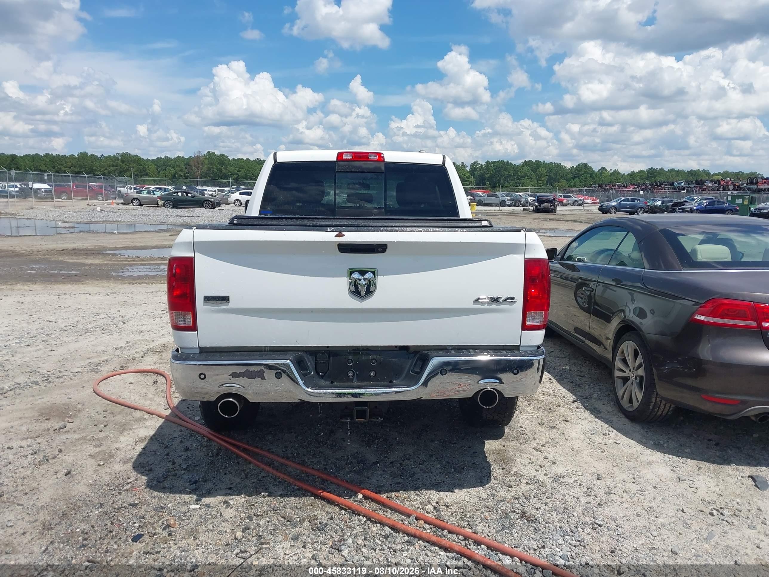 2011 Ram Ram 1500 Laramie Белый vin: 1D7RV1CT9BS648163