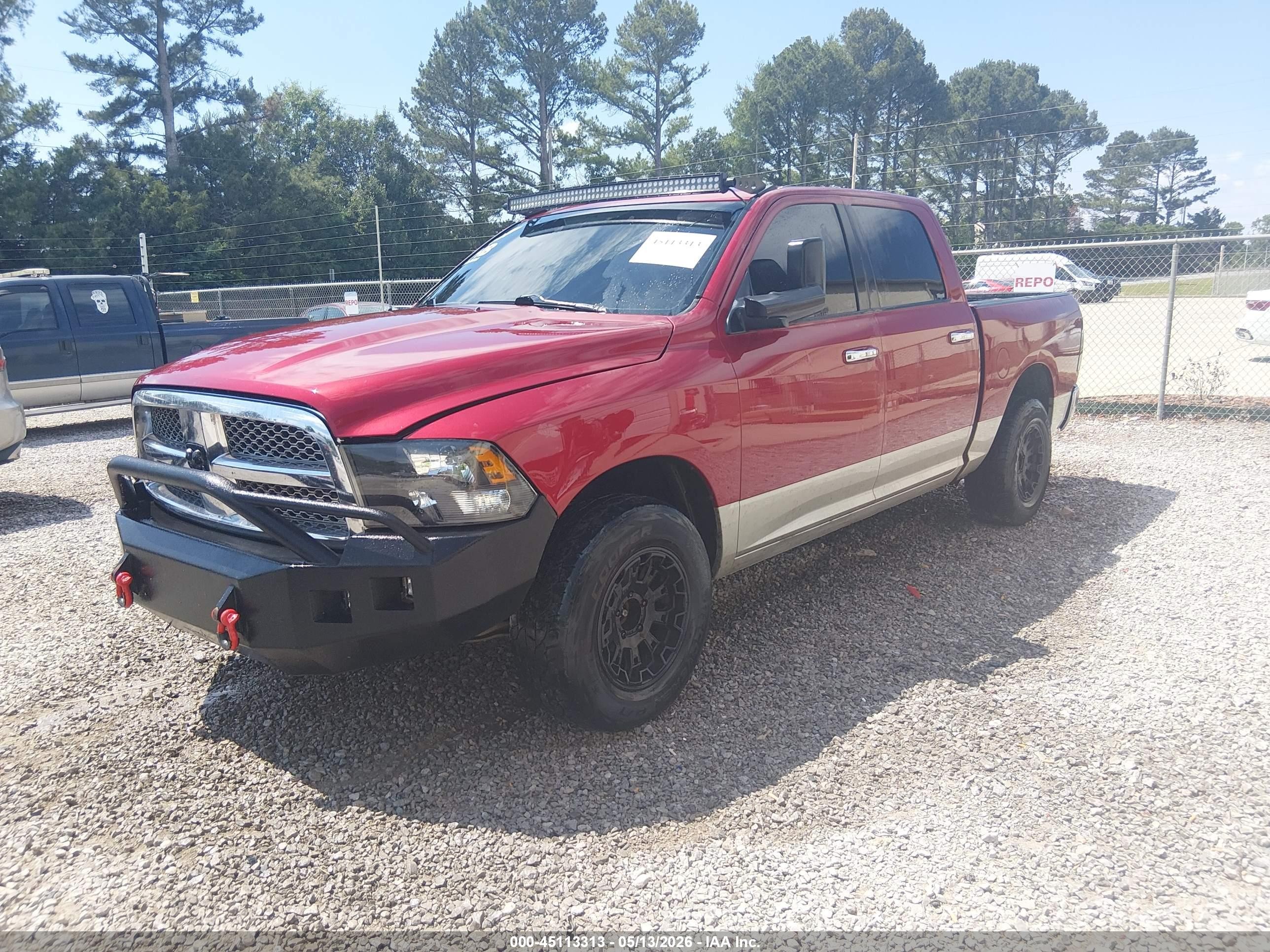2011 Ram Ram 1500 Laramie Темно-бордовый vin: 1D7RV1CTXBS588121