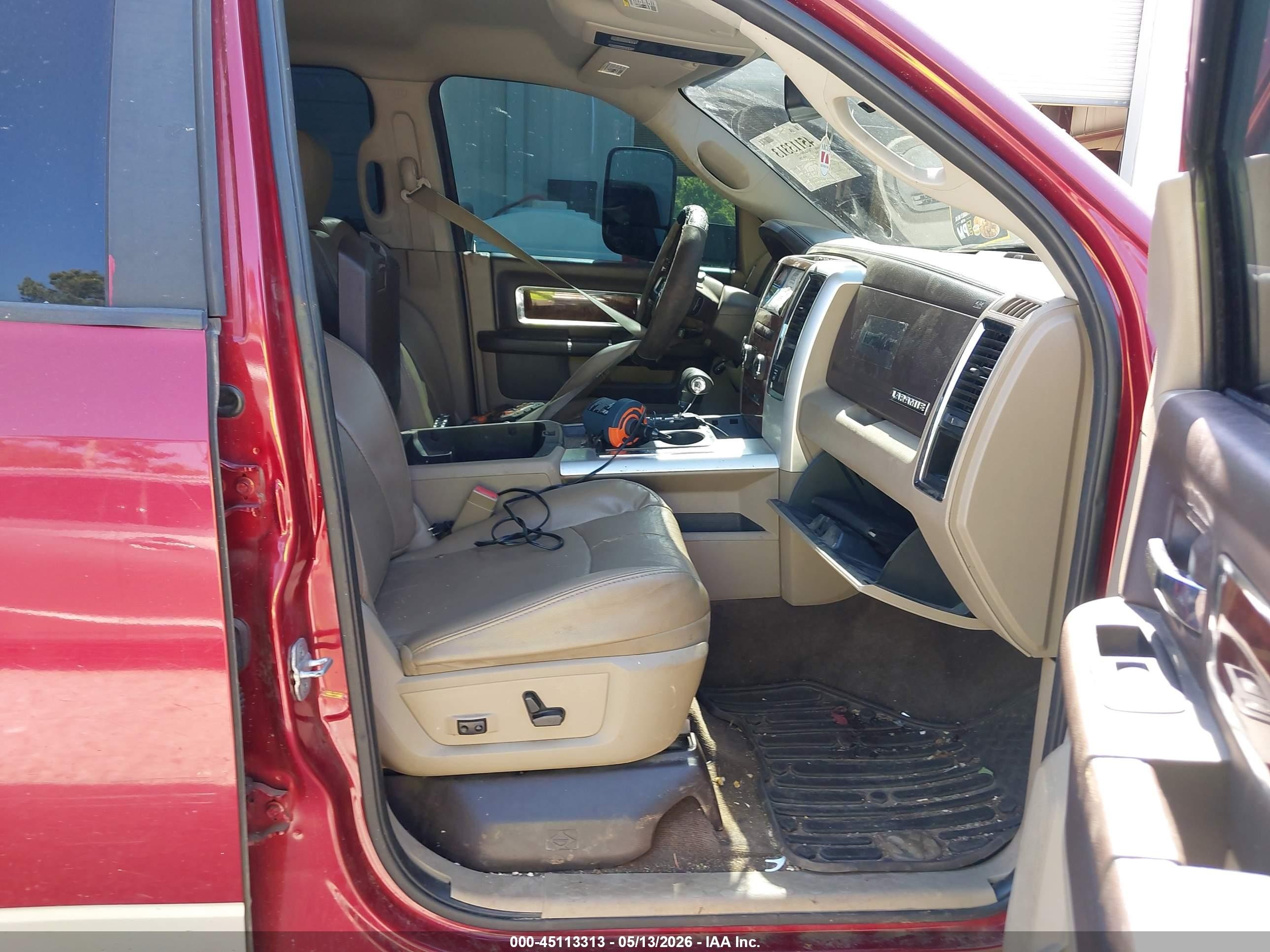 2011 Ram Ram 1500 Laramie Темно-бордовый vin: 1D7RV1CTXBS588121