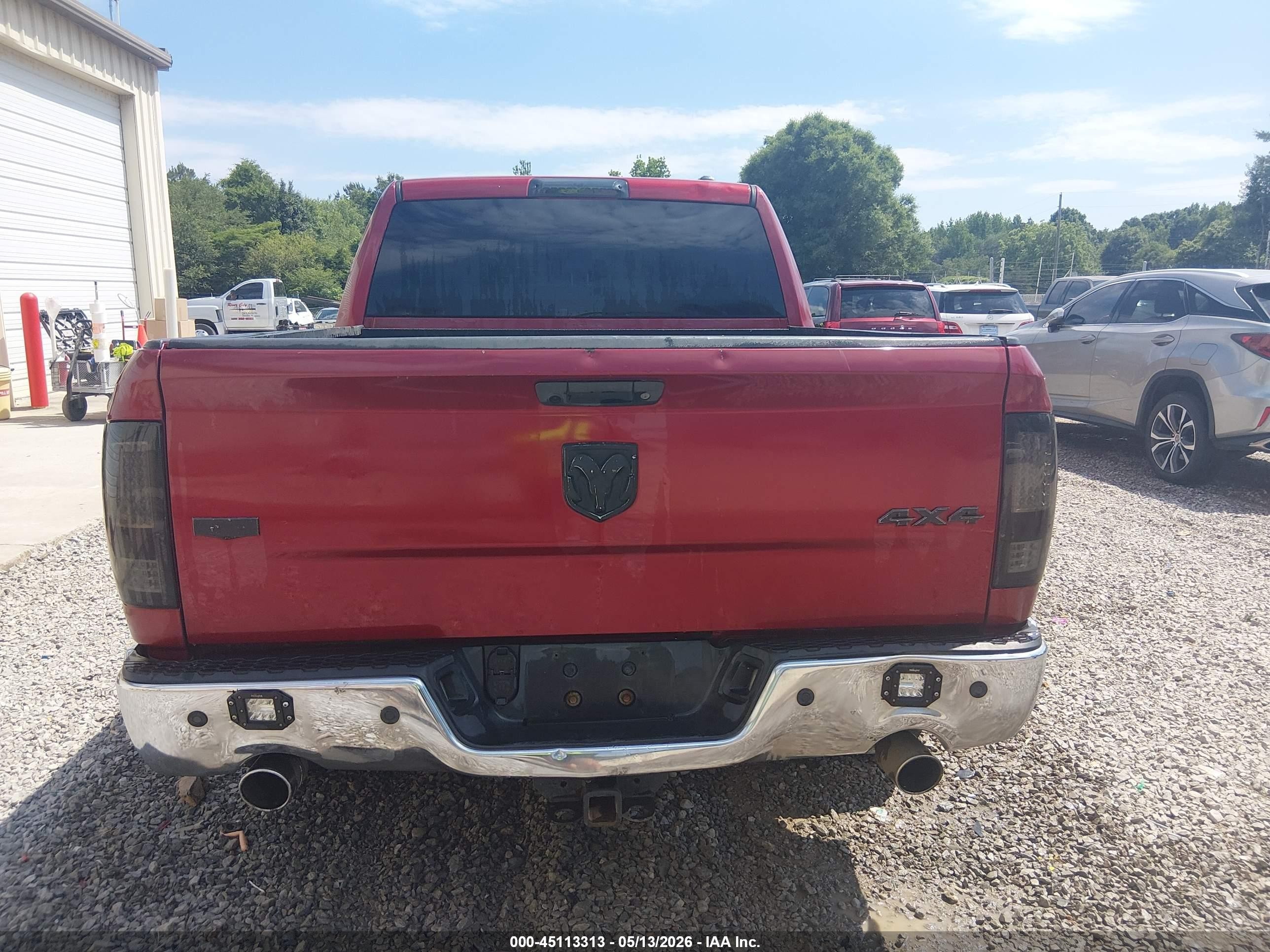 2011 Ram Ram 1500 Laramie Темно-бордовый vin: 1D7RV1CTXBS588121