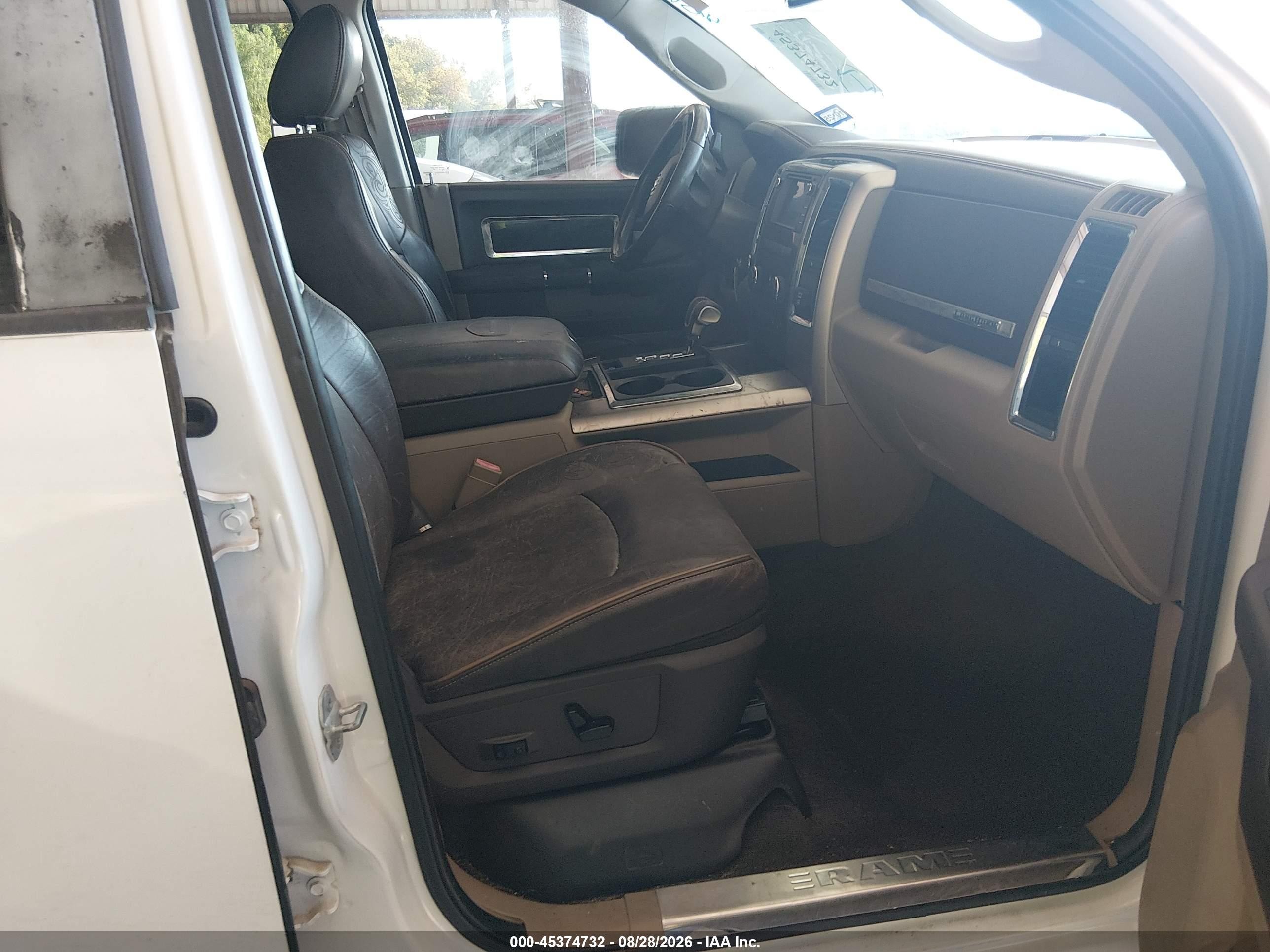 2011 Ram Ram 1500 Laramie Longhorn White vin: 1D7RV1CTXBS601031