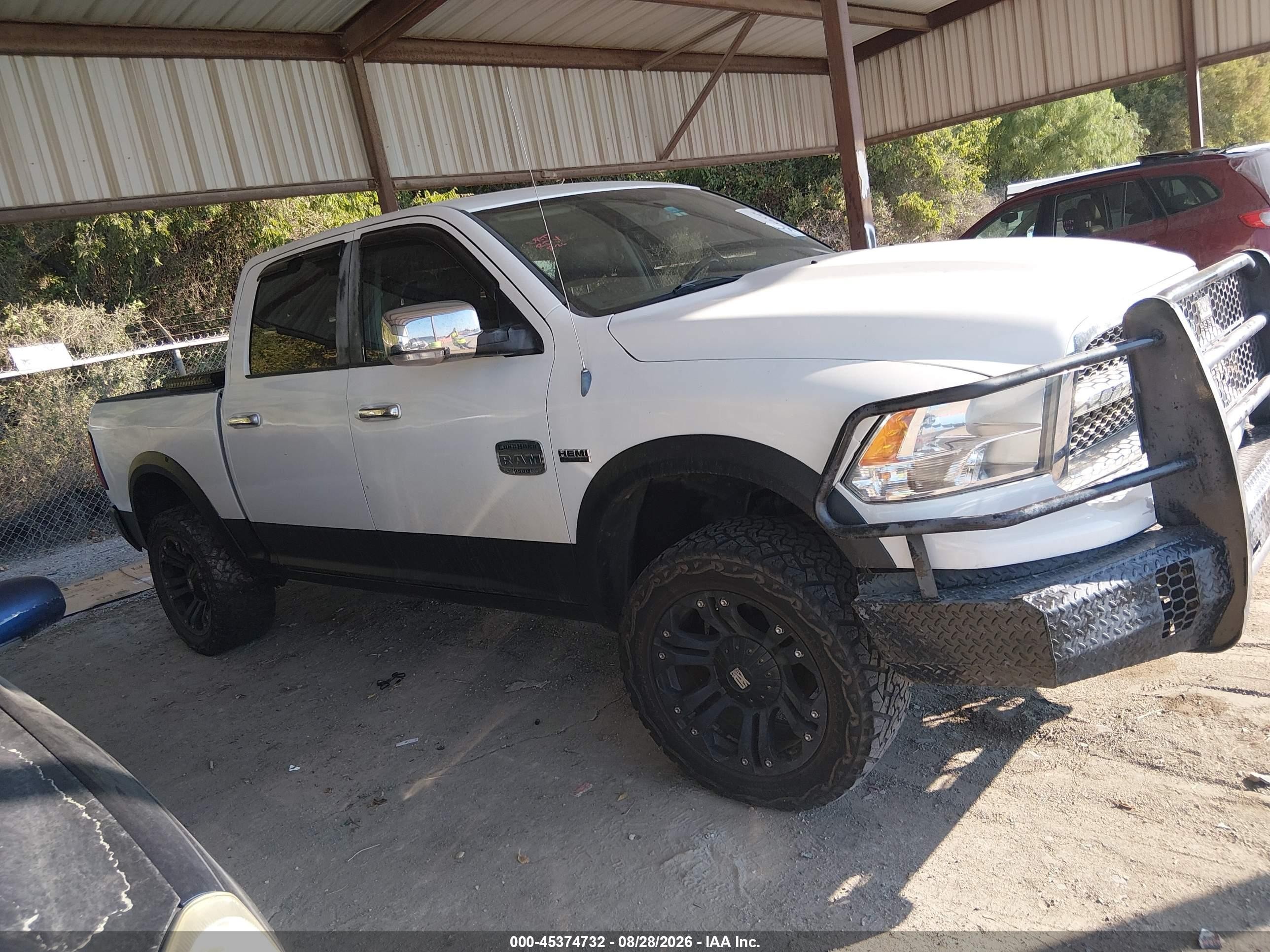 2011 Ram Ram 1500 Laramie Longhorn White vin: 1D7RV1CTXBS601031