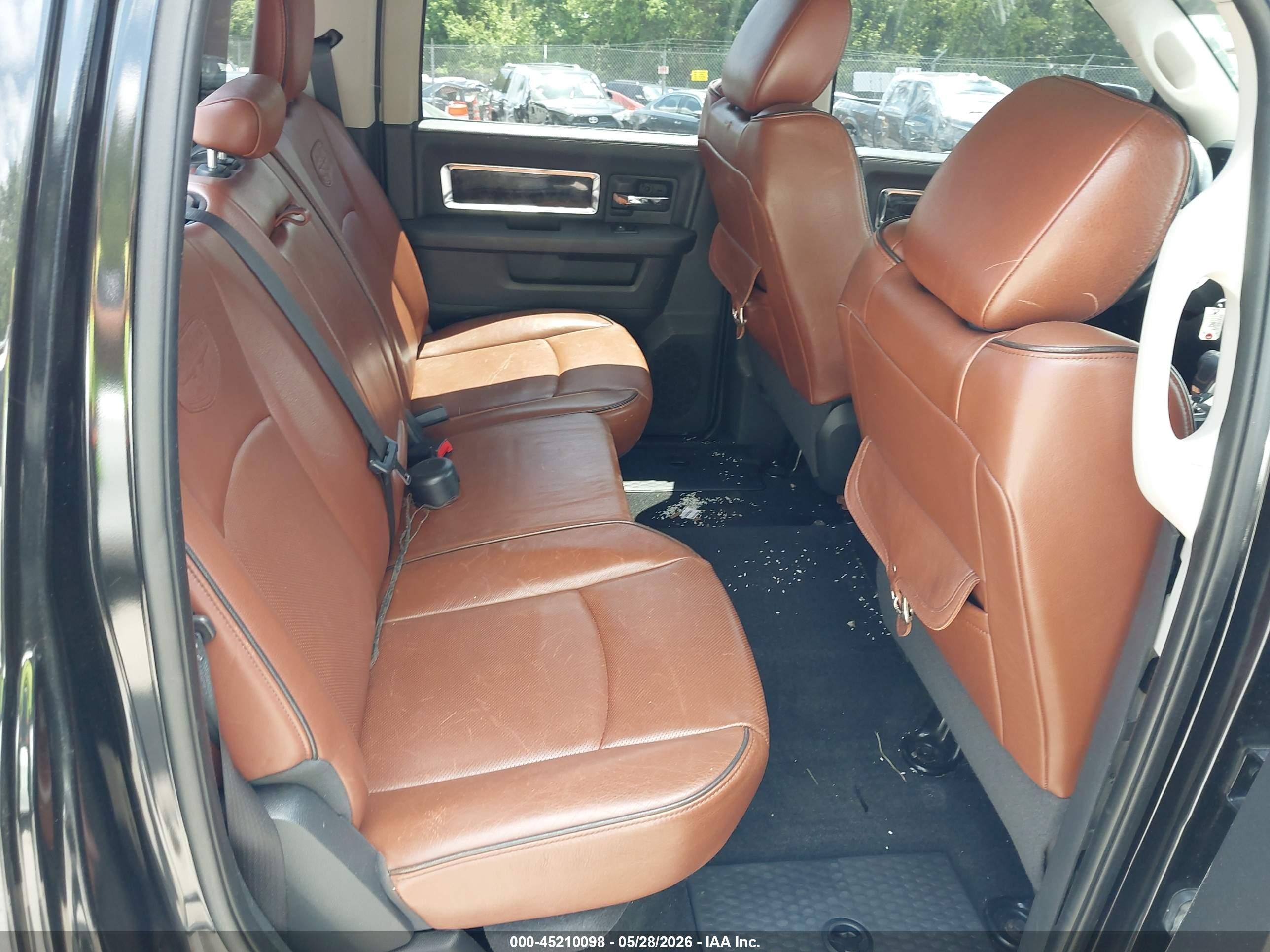 2011 Ram Ram 1500 Laramie Longhorn Черный vin: 1D7RV1CTXBS602471