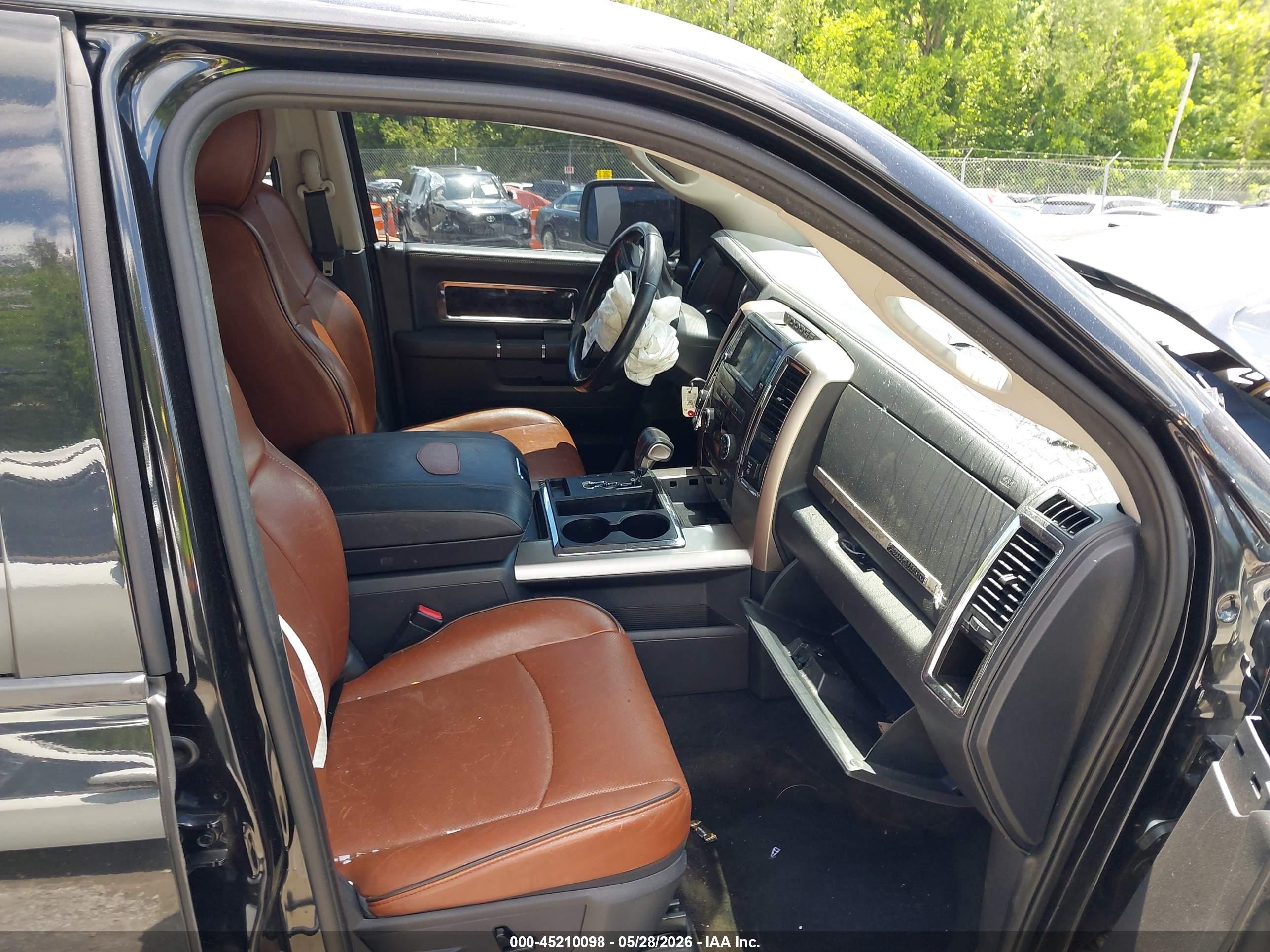 2011 Ram Ram 1500 Laramie Longhorn Черный vin: 1D7RV1CTXBS602471