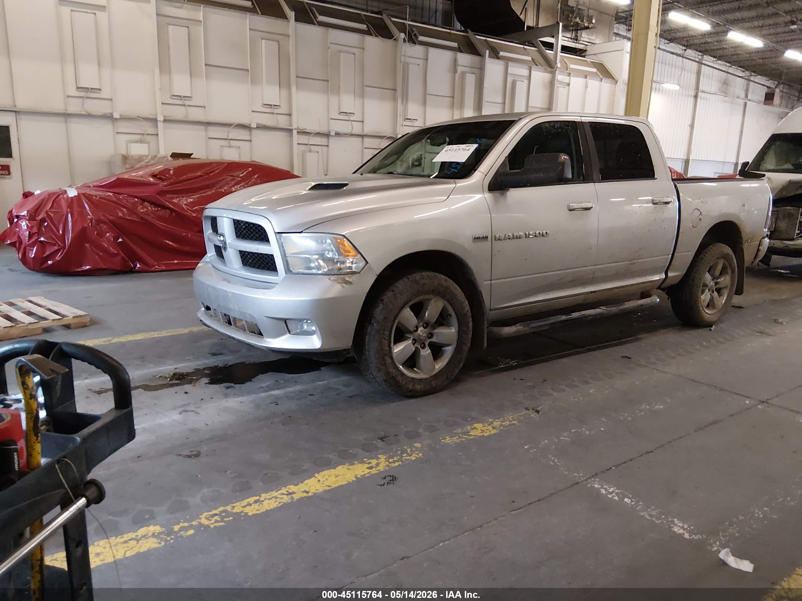 2011 Ram Ram 1500 Sport Silver vin: 1D7RV1CTXBS686405