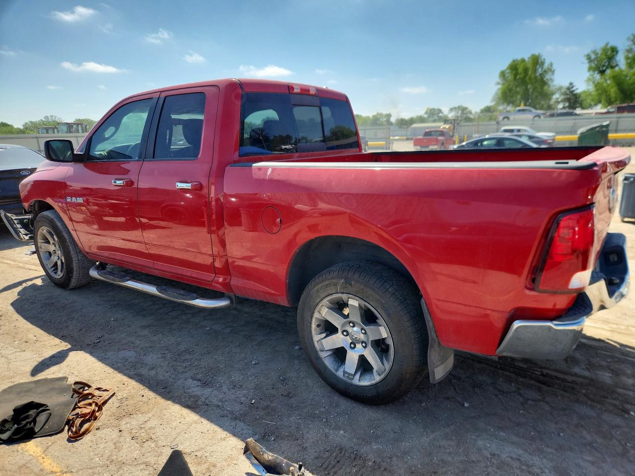 2010 Dodge Ram 1500 Red vin: 1D7RV1GP0AS135072