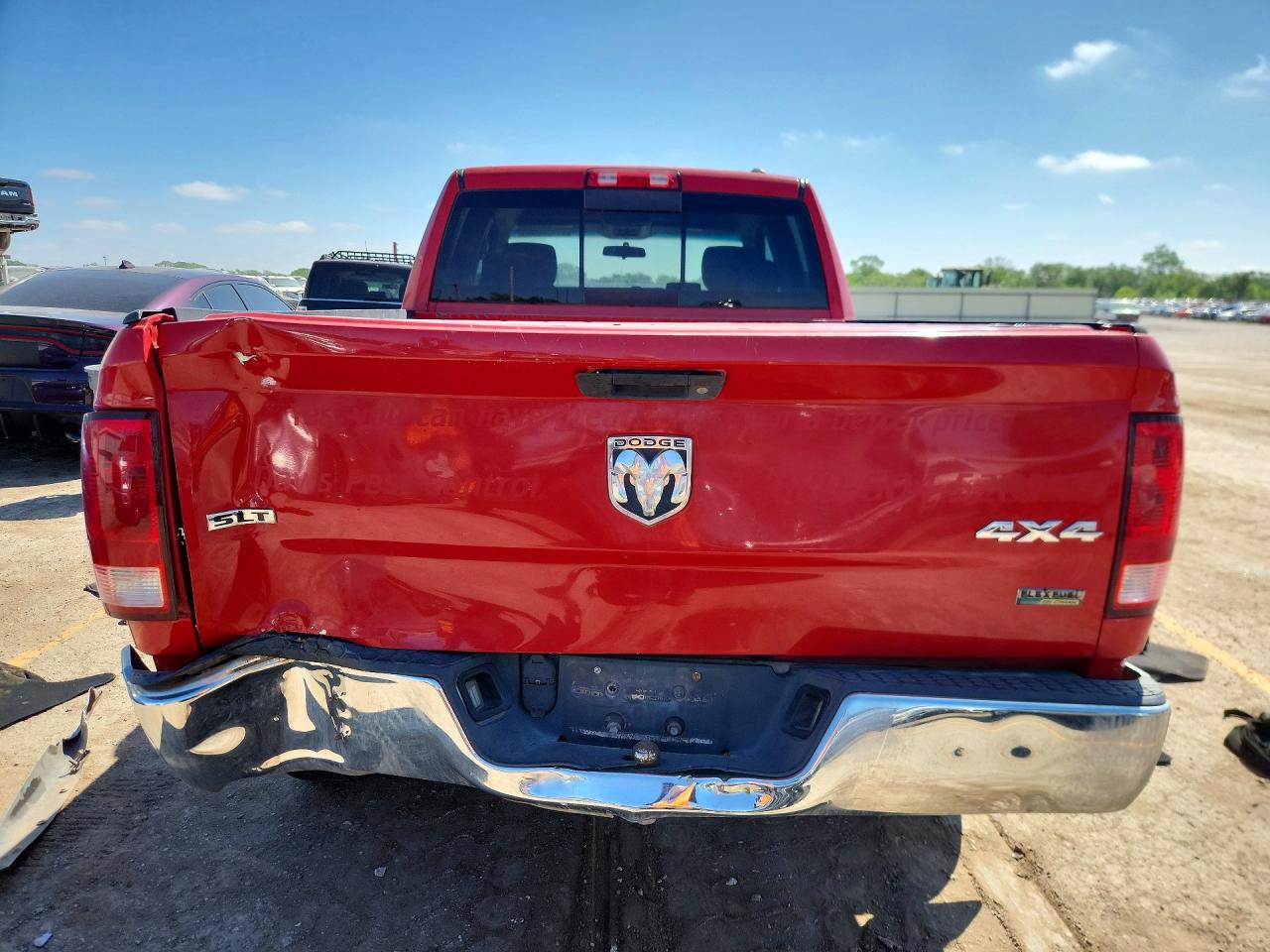 2010 Dodge Ram 1500 Red vin: 1D7RV1GP0AS135072