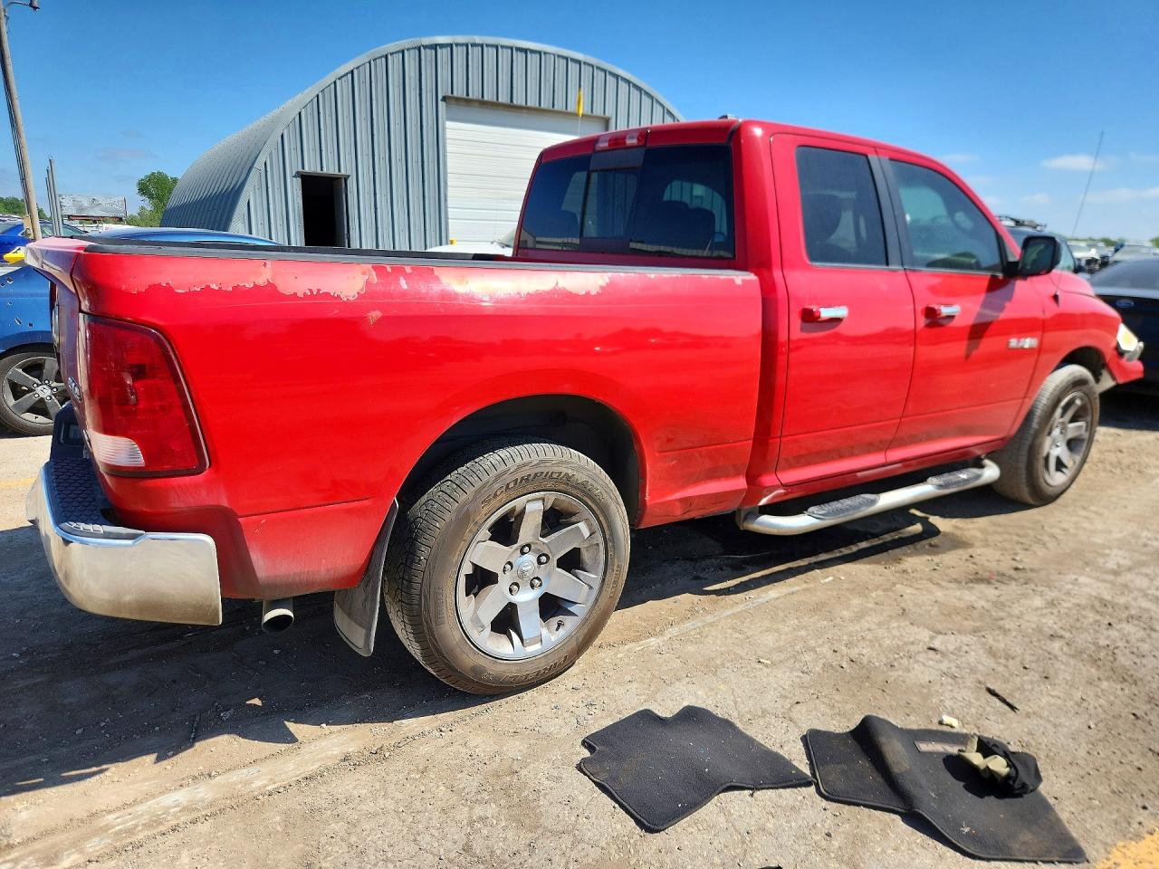 2010 Dodge Ram 1500 Red vin: 1D7RV1GP0AS135072