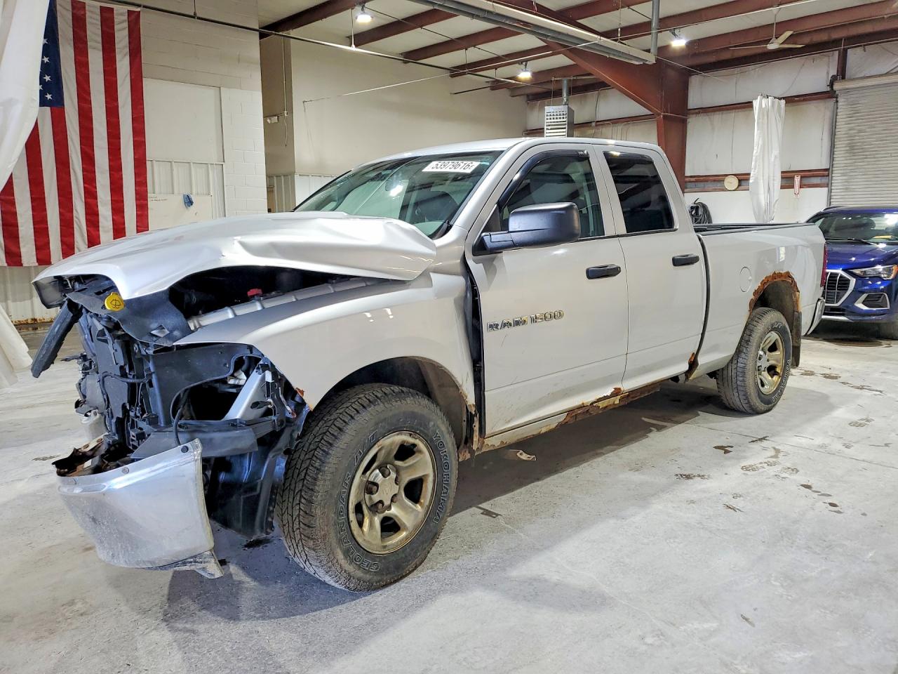 2011 Dodge Ram 1500 Silver vin: 1D7RV1GP0BS595673