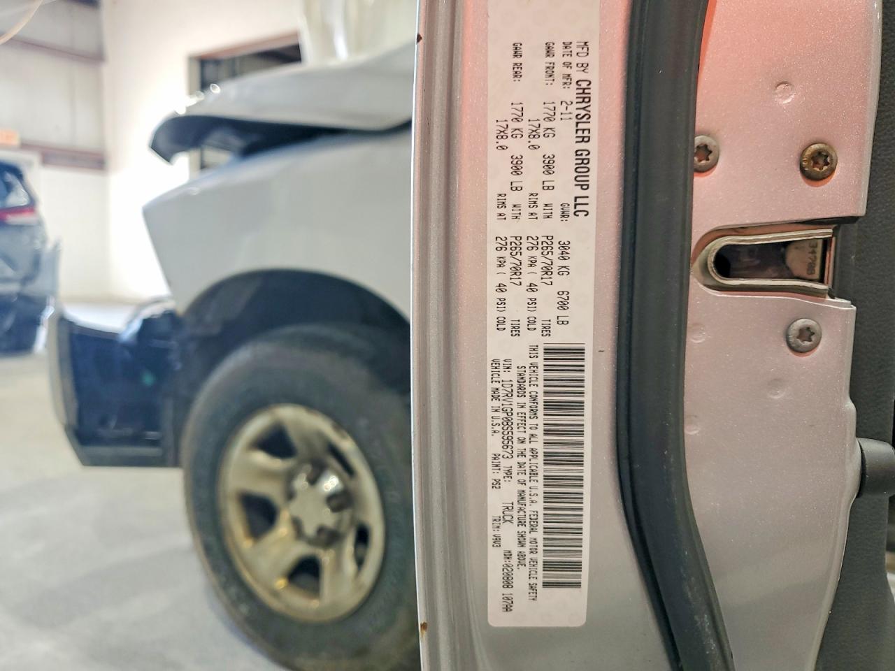 2011 Dodge Ram 1500 Silver vin: 1D7RV1GP0BS595673