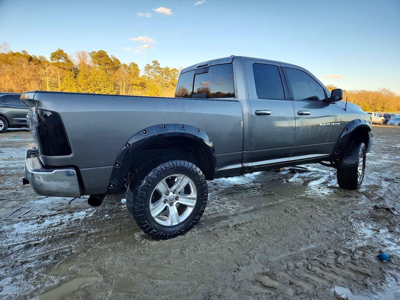 2011 Dodge Ram 1500 Gray vin: 1D7RV1GP0BS698396