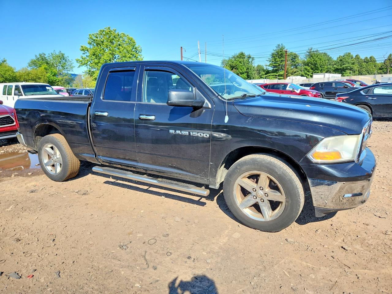 2011 Dodge Ram 1500 Black vin: 1D7RV1GP1BS561256