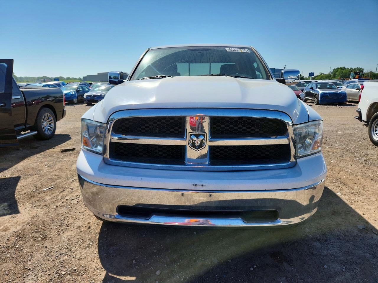 2010 Dodge Ram 1500 White vin: 1D7RV1GP2AS172981