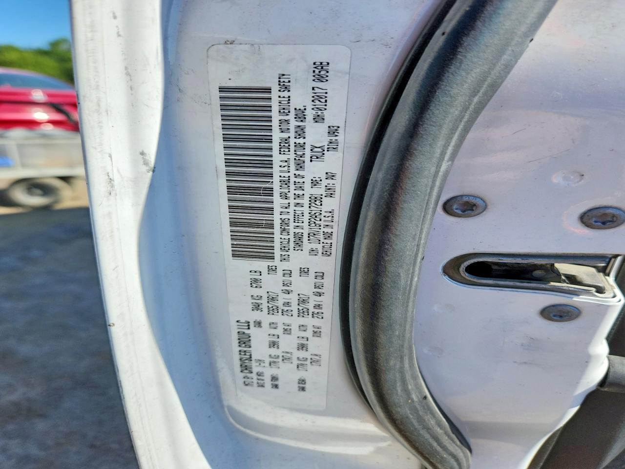 2010 Dodge Ram 1500 White vin: 1D7RV1GP2AS172981