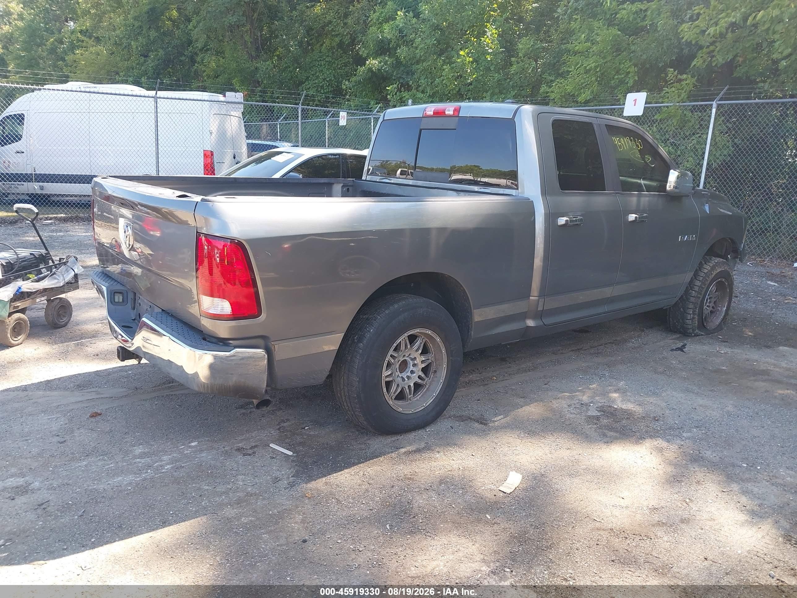 2010 Dodge Ram 1500 Slt/sport/trx Gray vin: 1D7RV1GP2AS234296