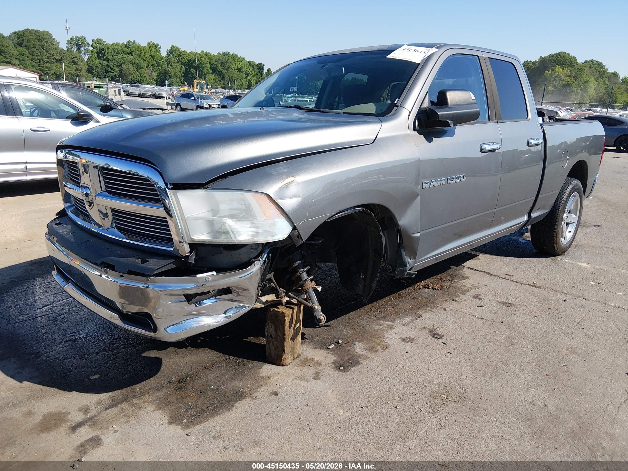 2011 Ram Ram 1500 Slt Gray vin: 1D7RV1GP2BS640757