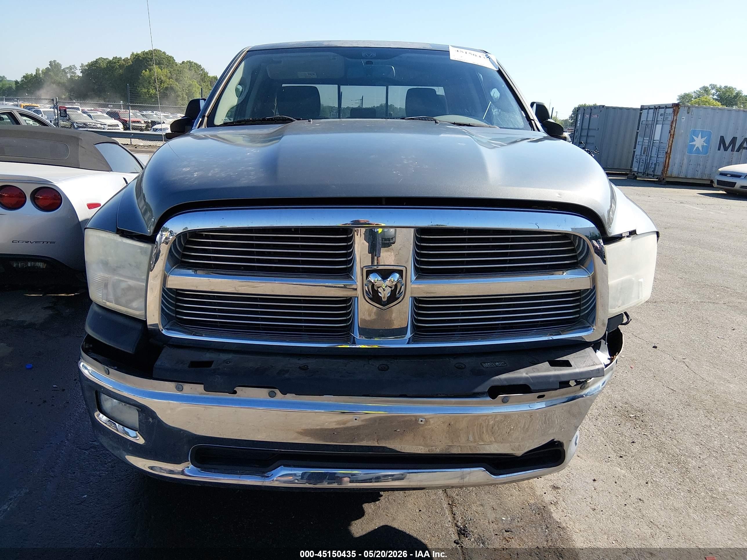2011 Ram Ram 1500 Slt Gray vin: 1D7RV1GP2BS640757