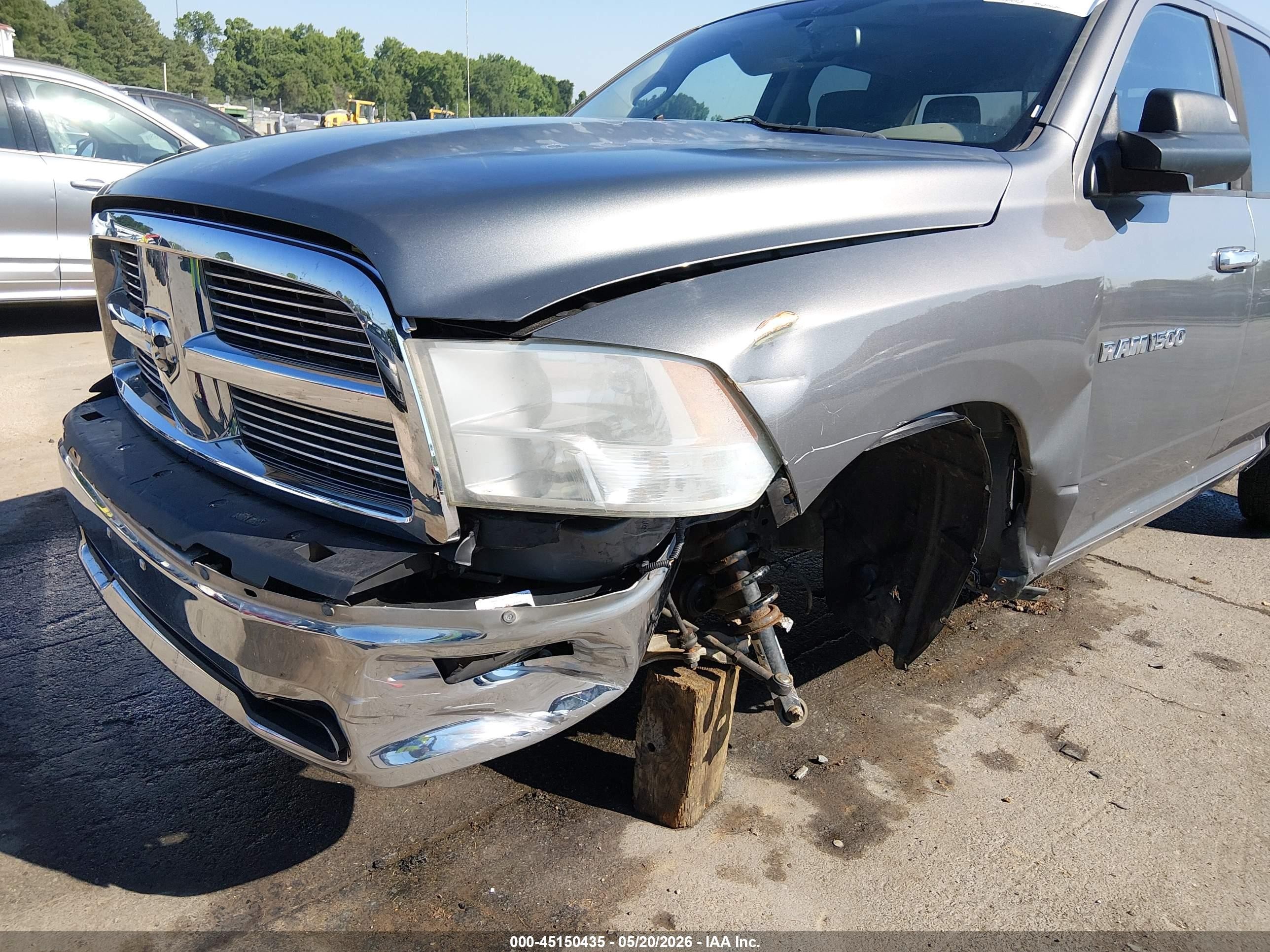 2011 Ram Ram 1500 Slt Gray vin: 1D7RV1GP2BS640757