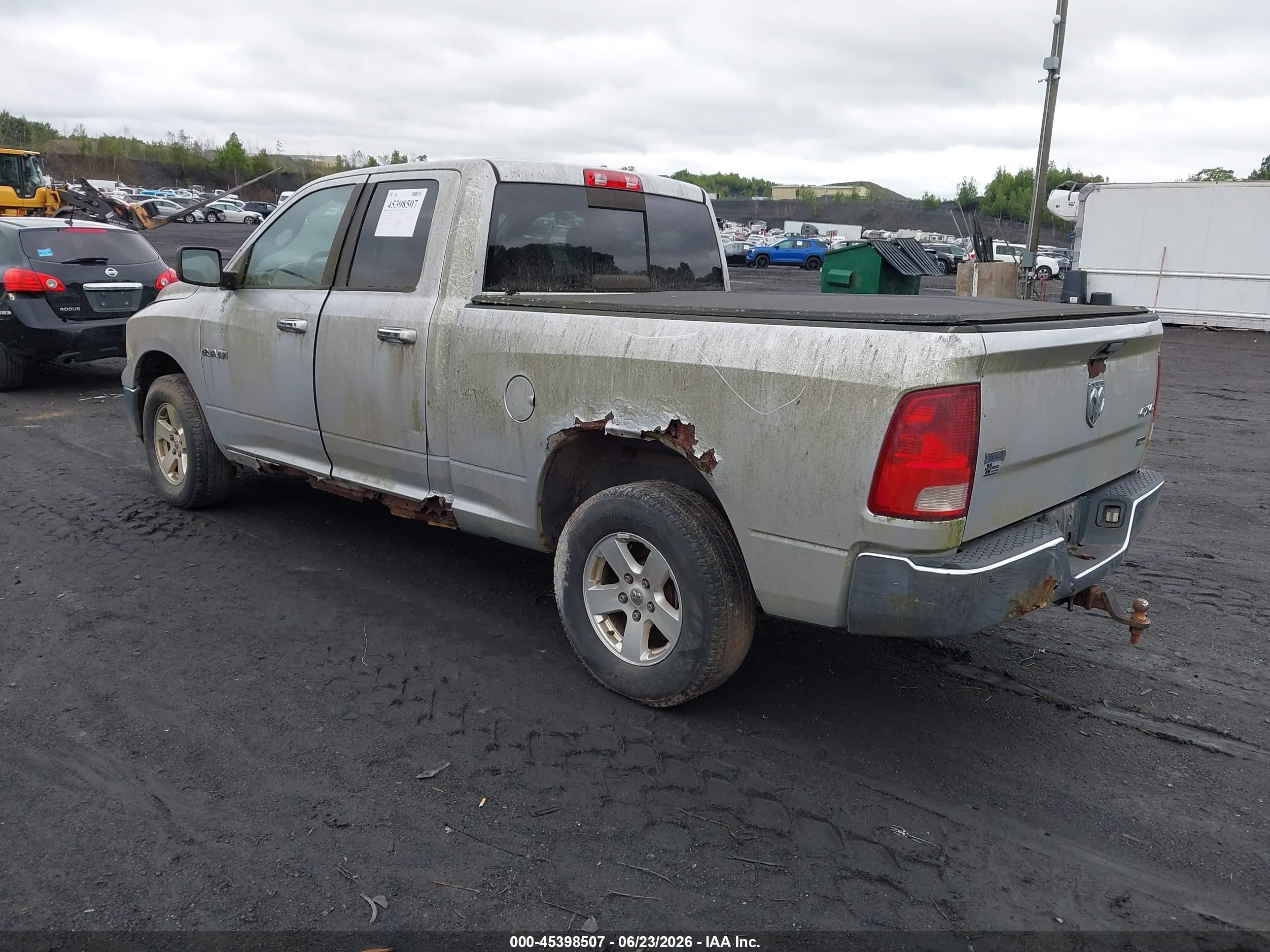 2010 Dodge Ram 1500 Slt/sport/trx Silver vin: 1D7RV1GP3AS160550