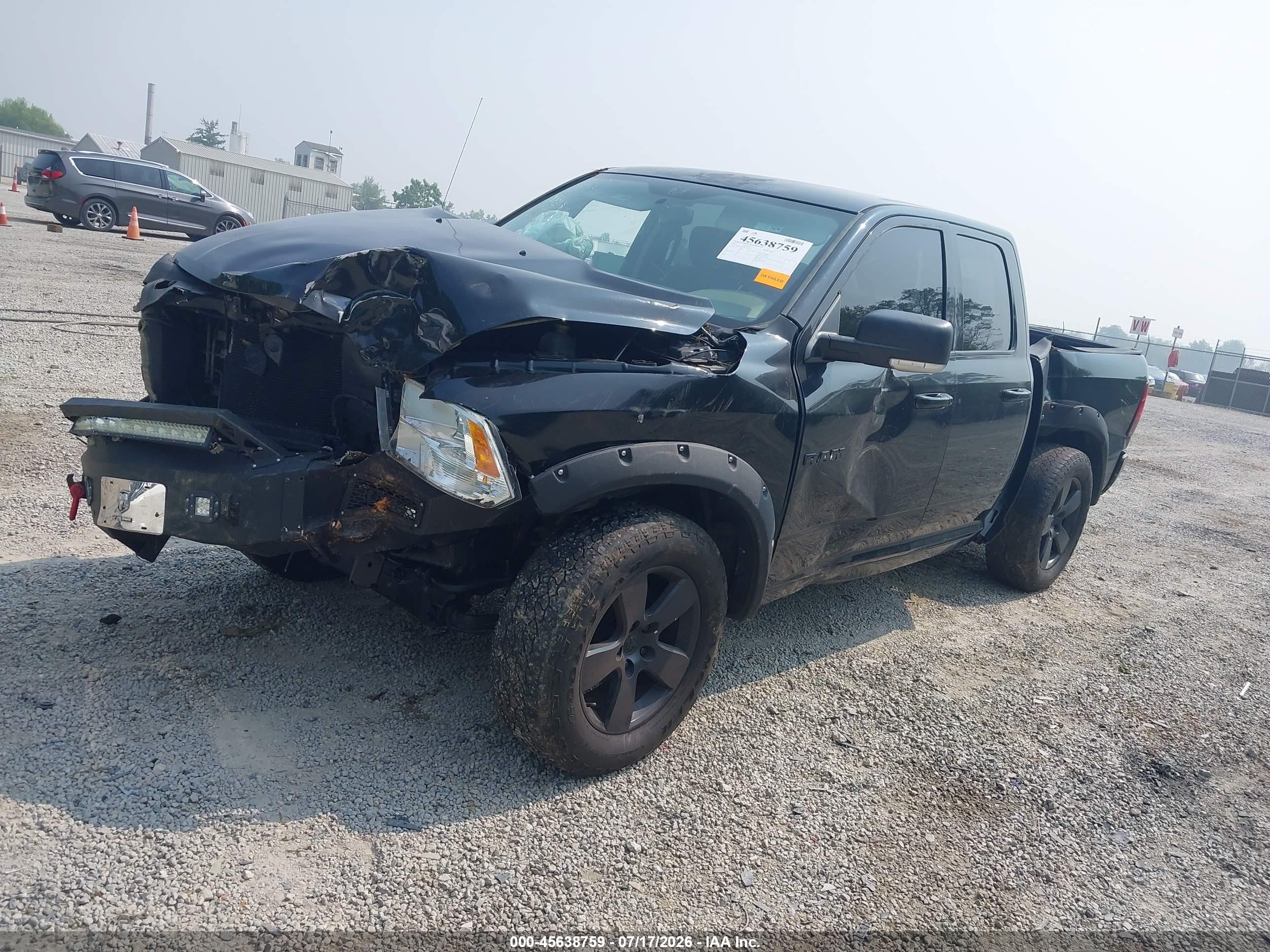 2010 Dodge Ram 1500 Slt/sport/trx Black vin: 1D7RV1GP3AS257697
