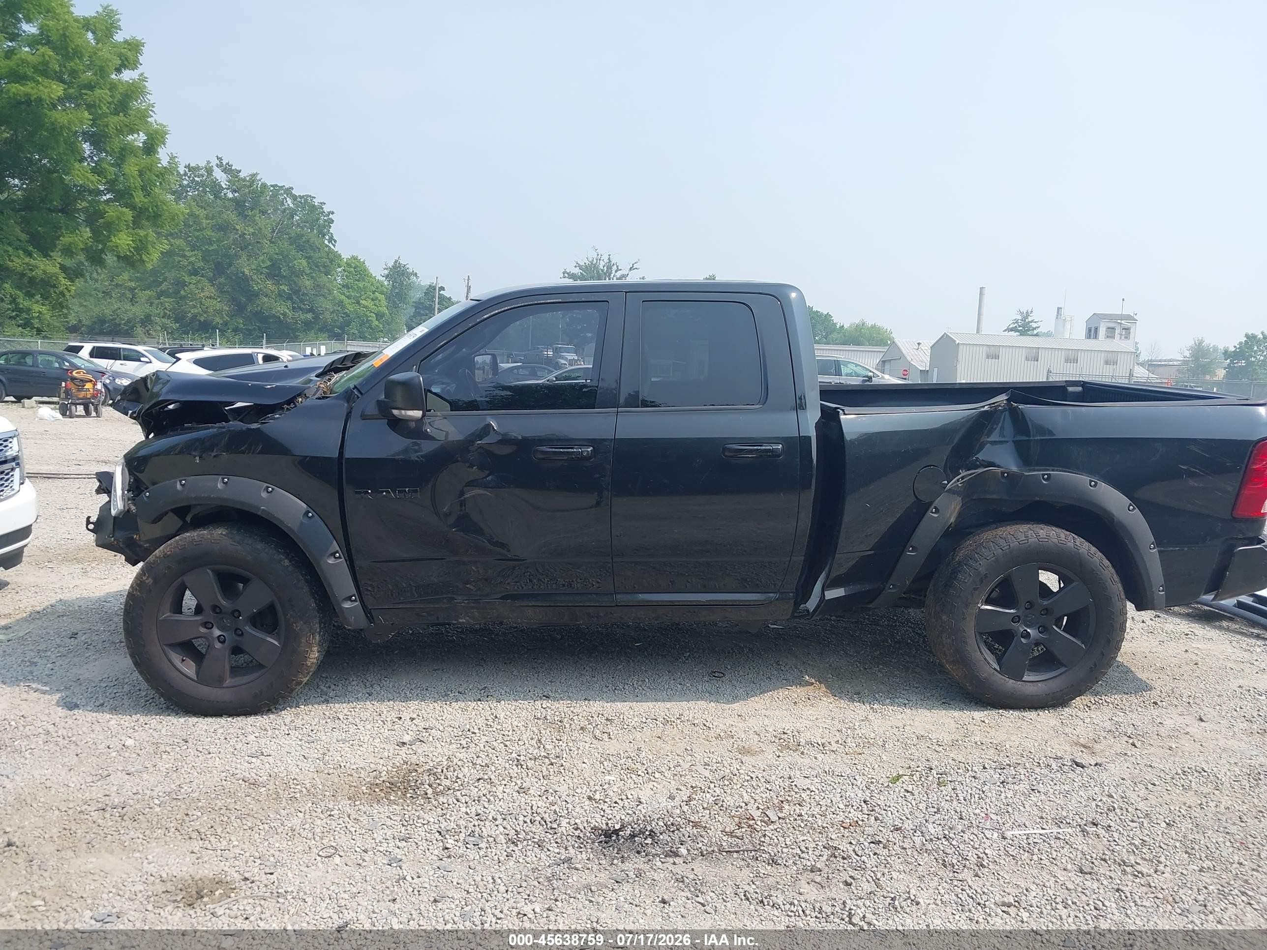 2010 Dodge Ram 1500 Slt/sport/trx Black vin: 1D7RV1GP3AS257697