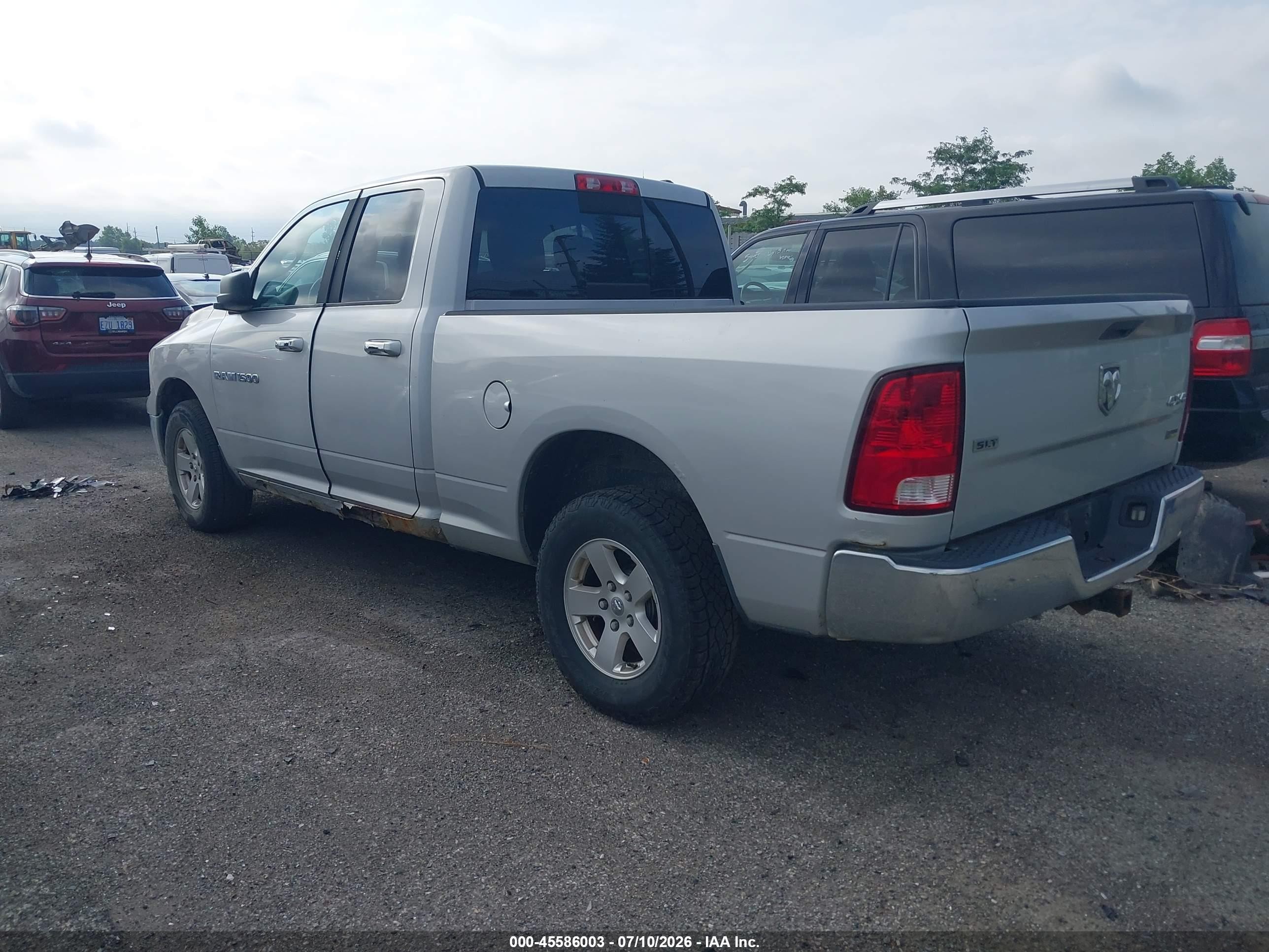 2011 Ram Ram 1500 Slt Серебряный vin: 1D7RV1GP3BS588197