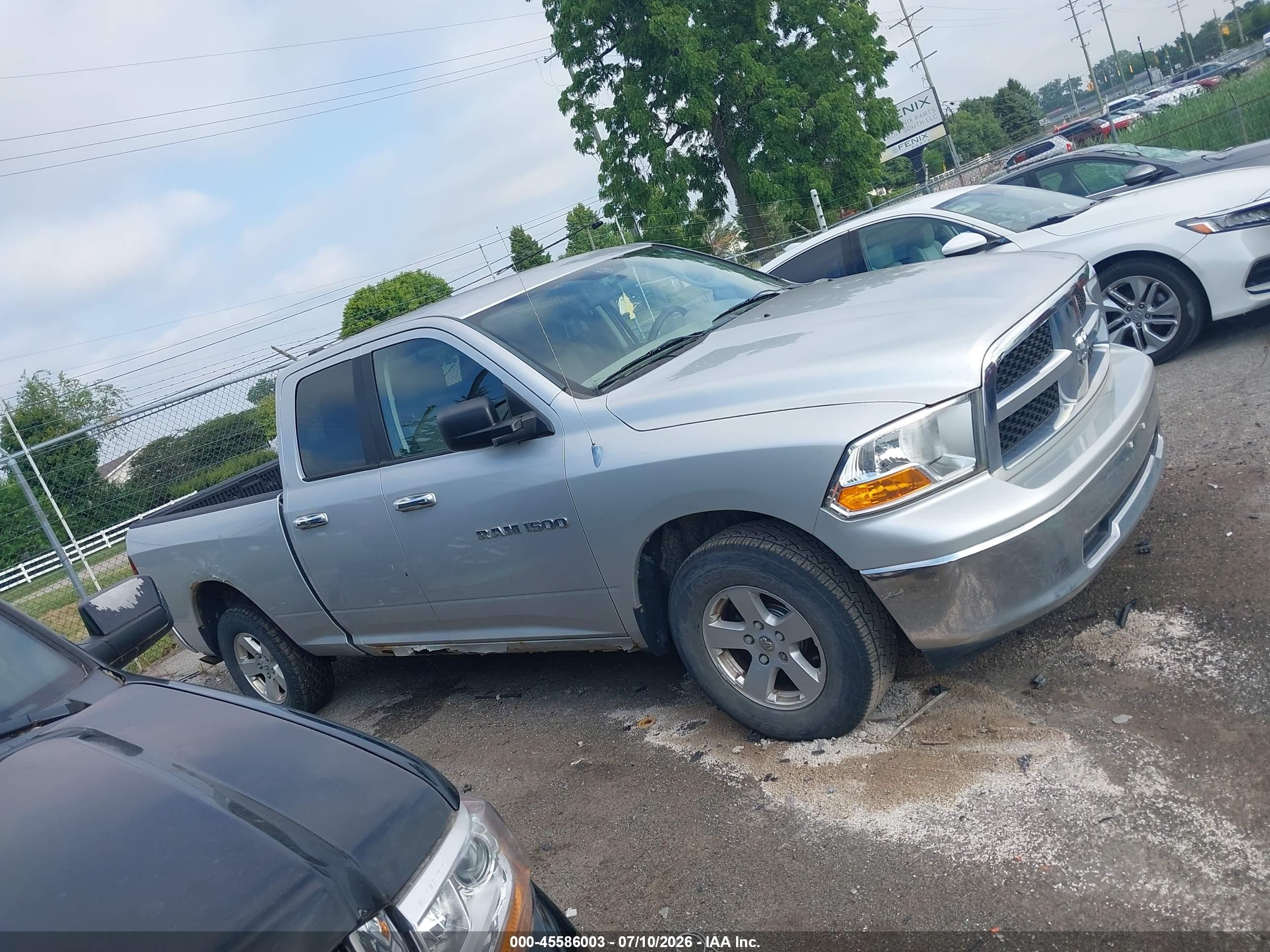 2011 Ram Ram 1500 Slt Серебряный vin: 1D7RV1GP3BS588197