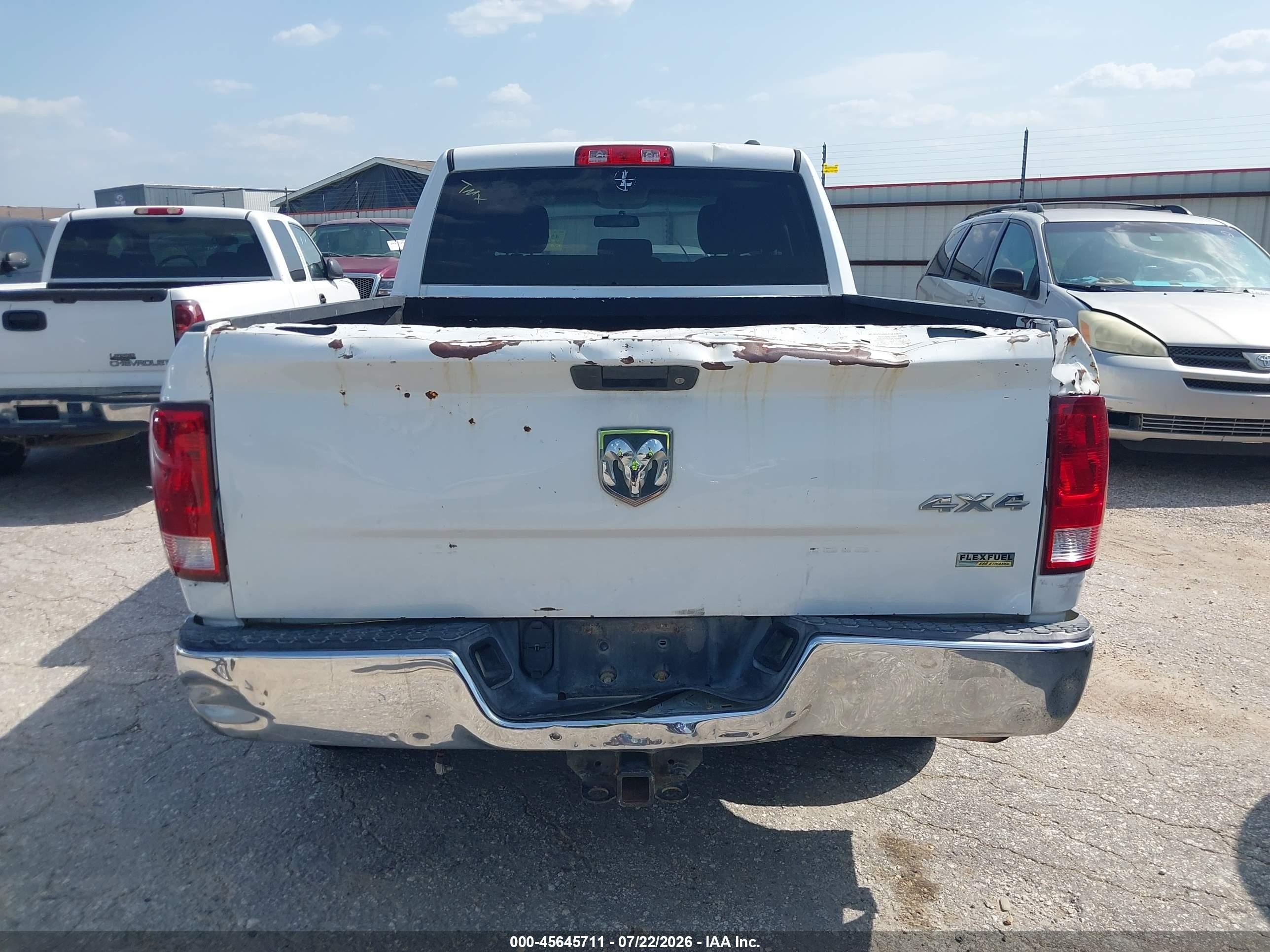2011 Ram Ram 1500 St White vin: 1D7RV1GP3BS678420
