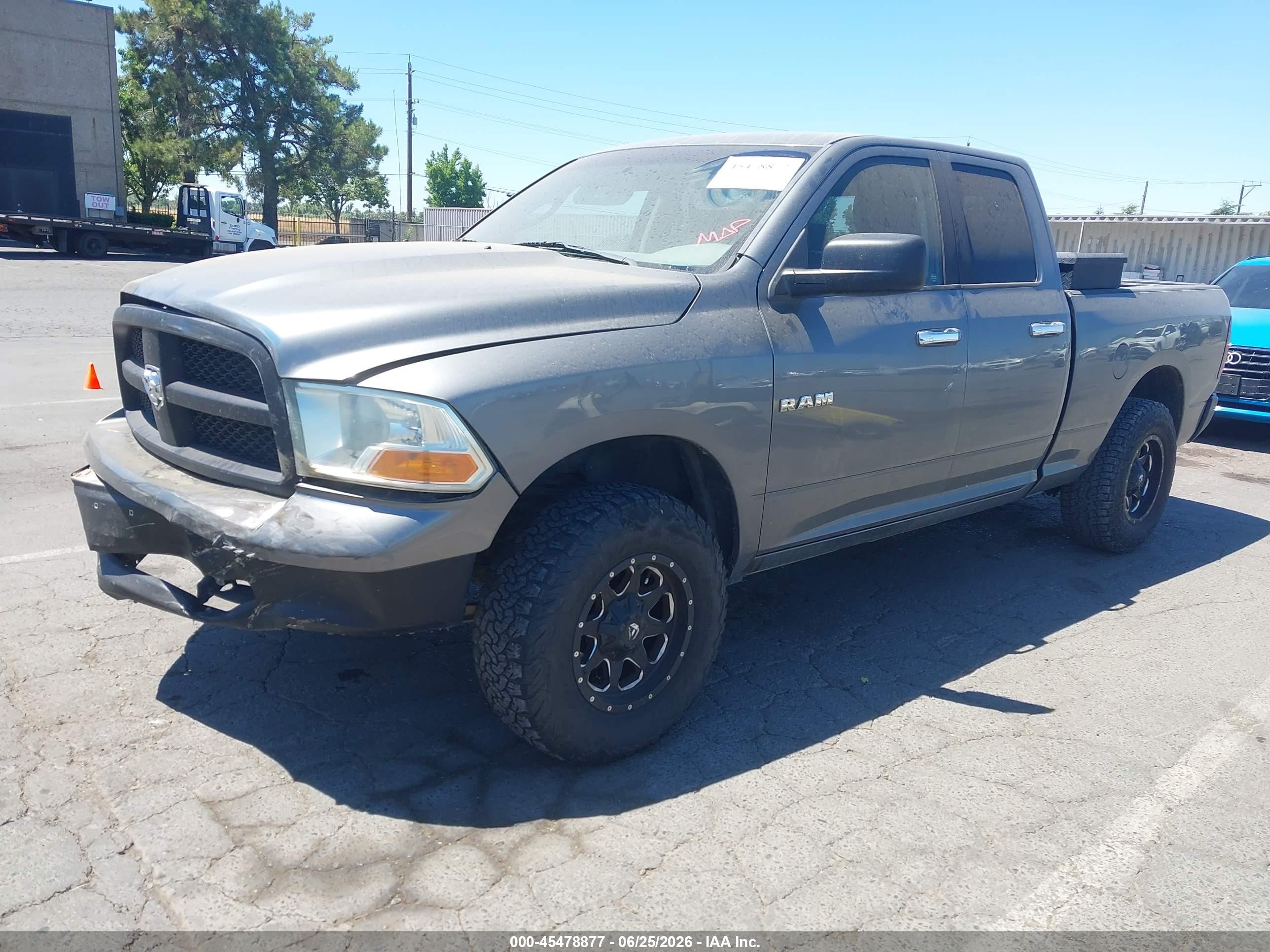 2010 Dodge Ram 1500 Slt/sport/trx Gray vin: 1D7RV1GP4AS113270
