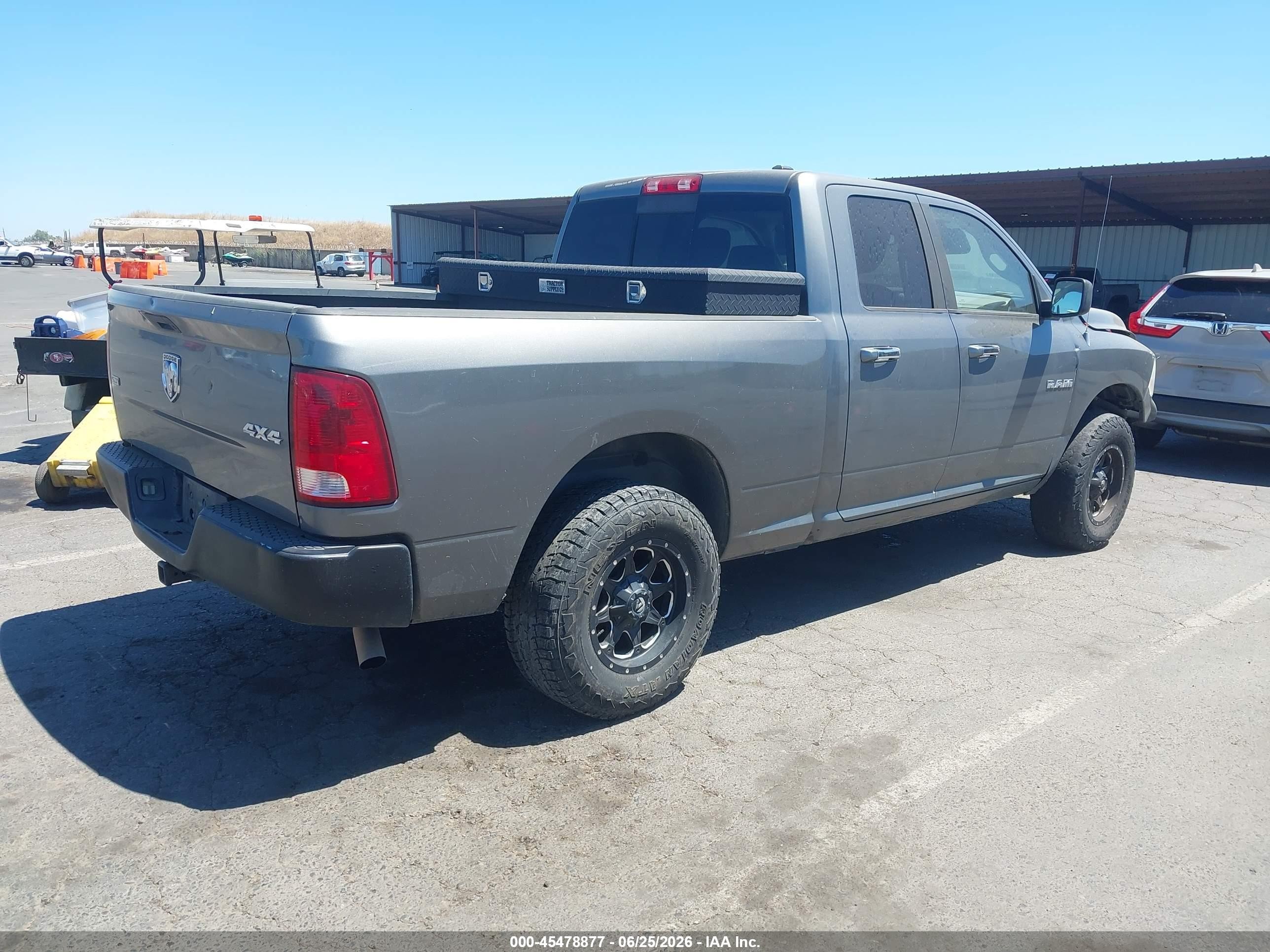 2010 Dodge Ram 1500 Slt/sport/trx Gray vin: 1D7RV1GP4AS113270