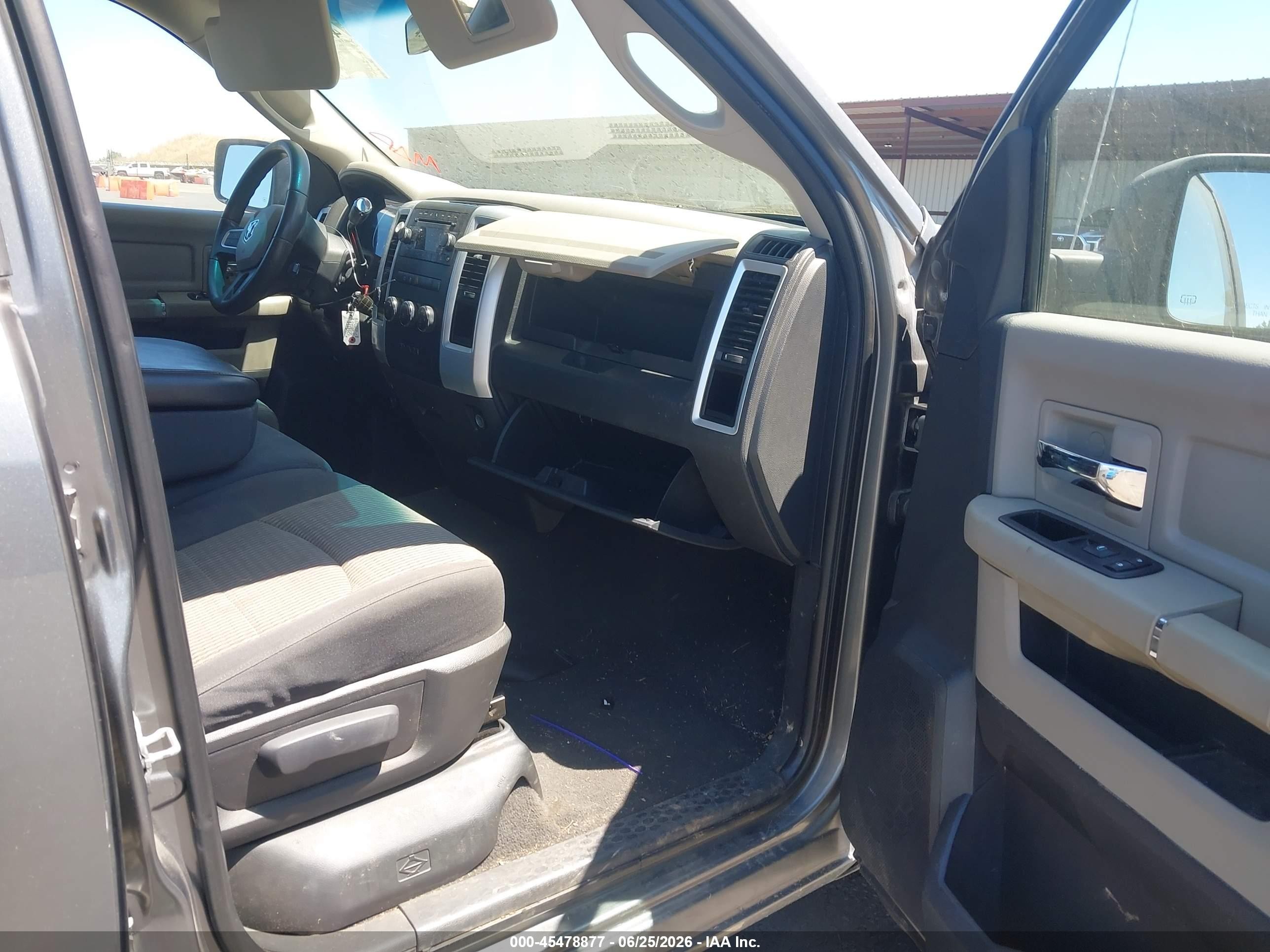2010 Dodge Ram 1500 Slt/sport/trx Gray vin: 1D7RV1GP4AS113270