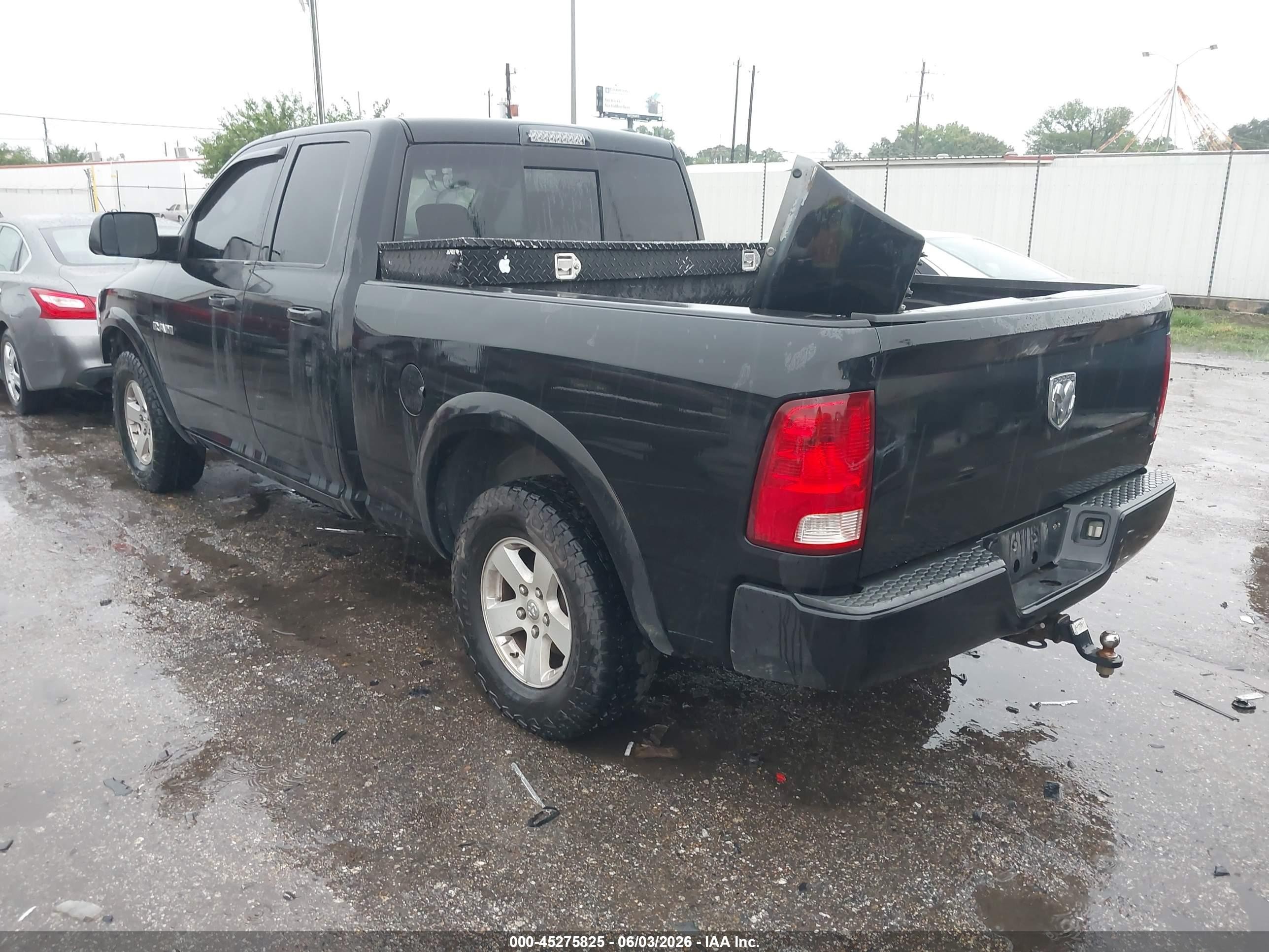 2010 Dodge Ram 1500 Slt/sport/trx Black vin: 1D7RV1GP4AS130263