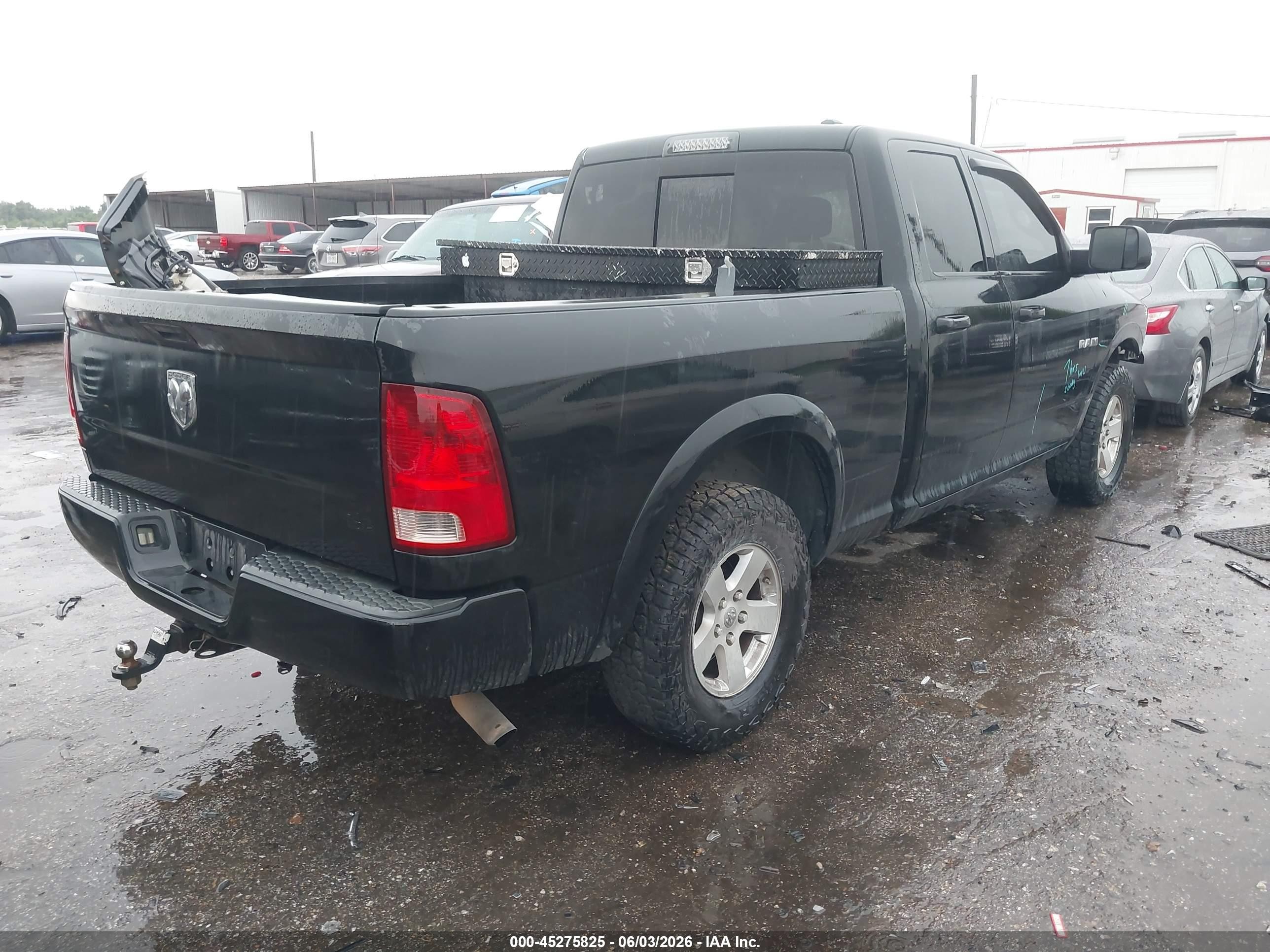 2010 Dodge Ram 1500 Slt/sport/trx Black vin: 1D7RV1GP4AS130263