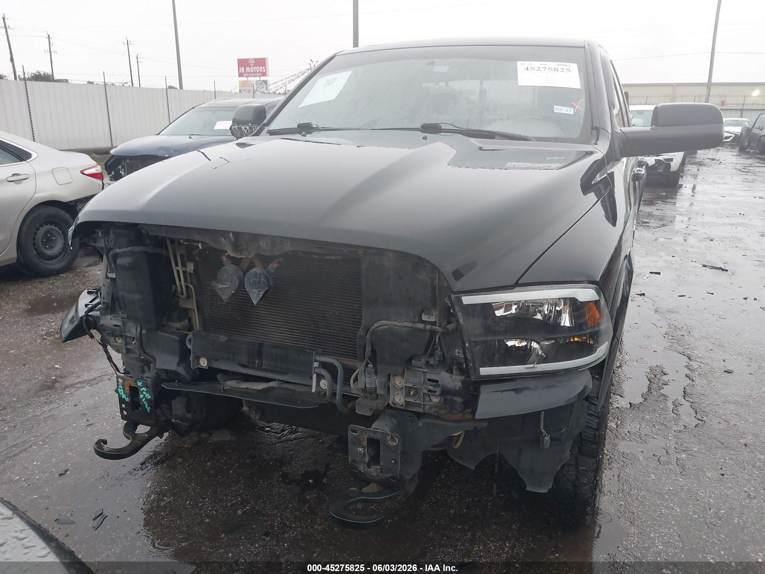 2010 Dodge Ram 1500 Slt/sport/trx Black vin: 1D7RV1GP4AS130263